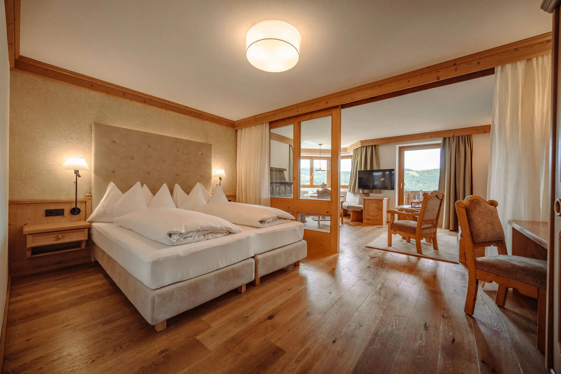 Voorbeeldkamer Junior Suite Bergheimat ©Matthias_wartner