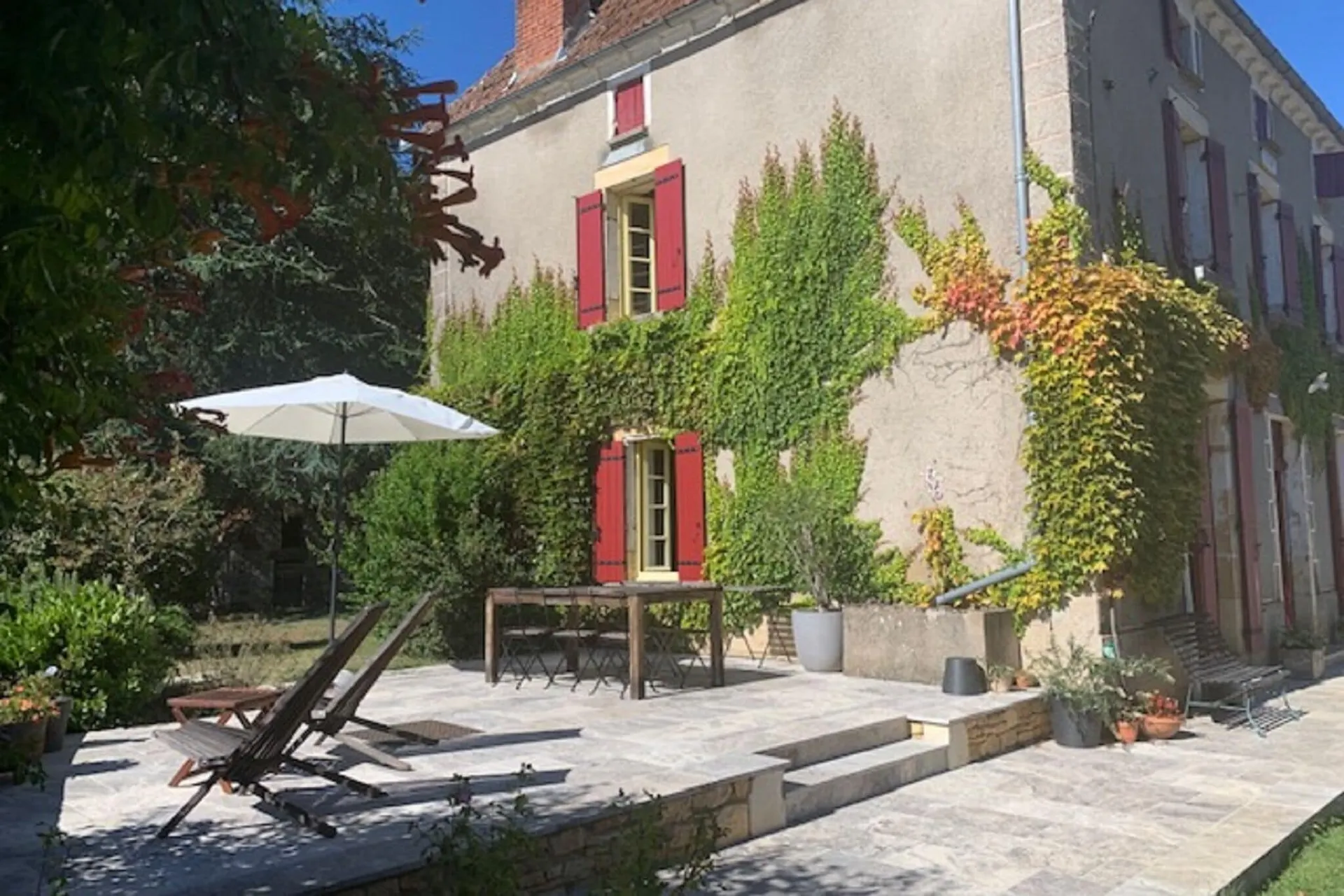 Extérieur maison de vacances (été)