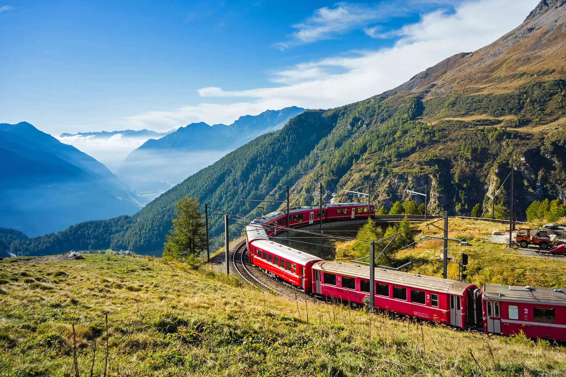 Glacier- en Bernina Express