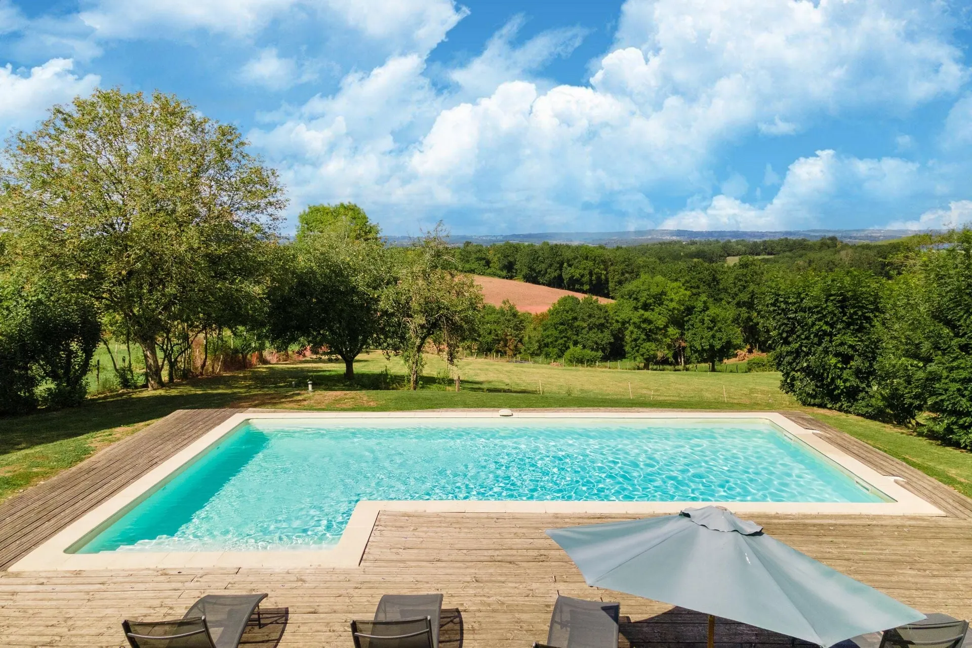 Piscine maison de vacances