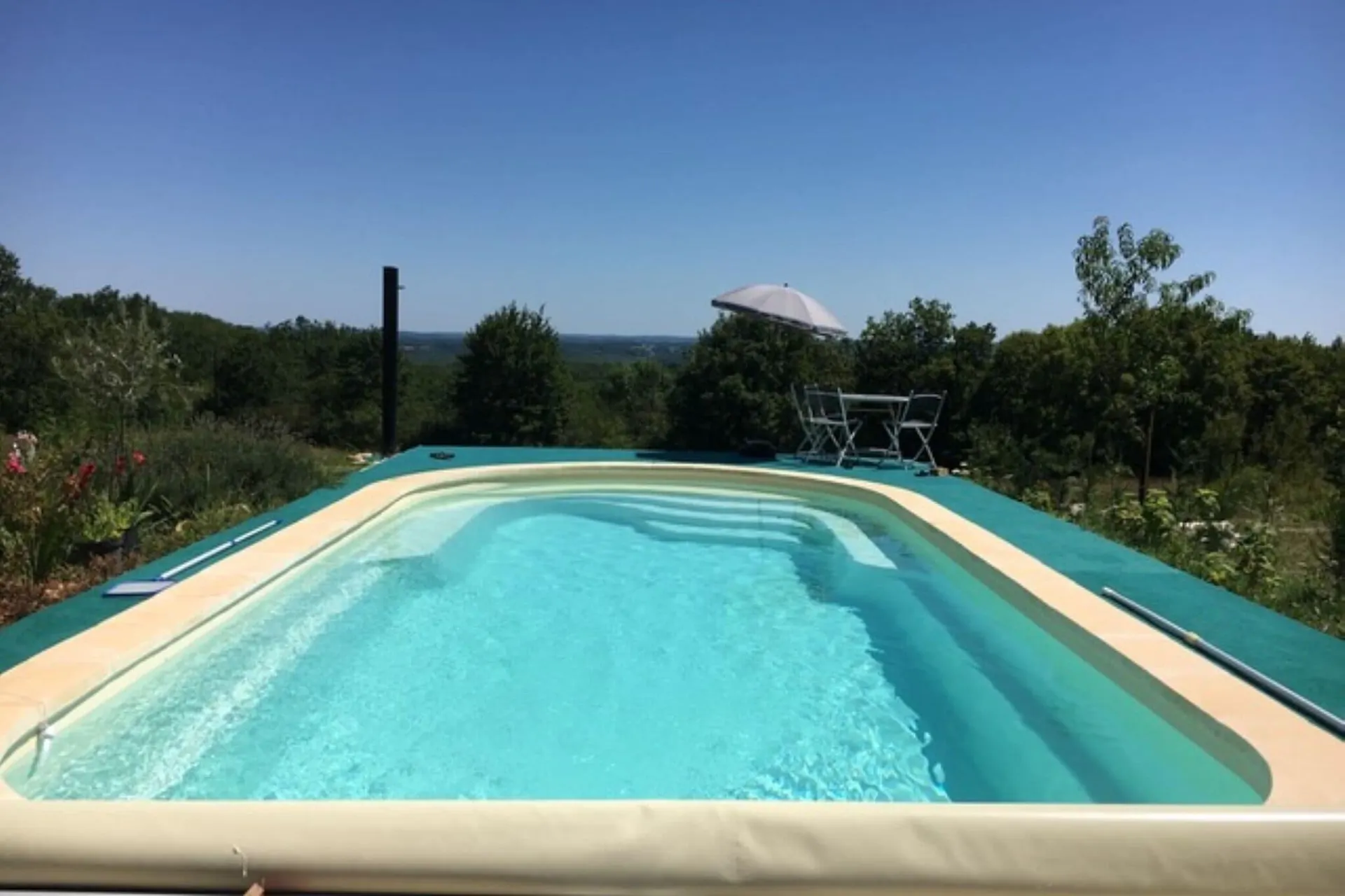 Piscine maison de vacances