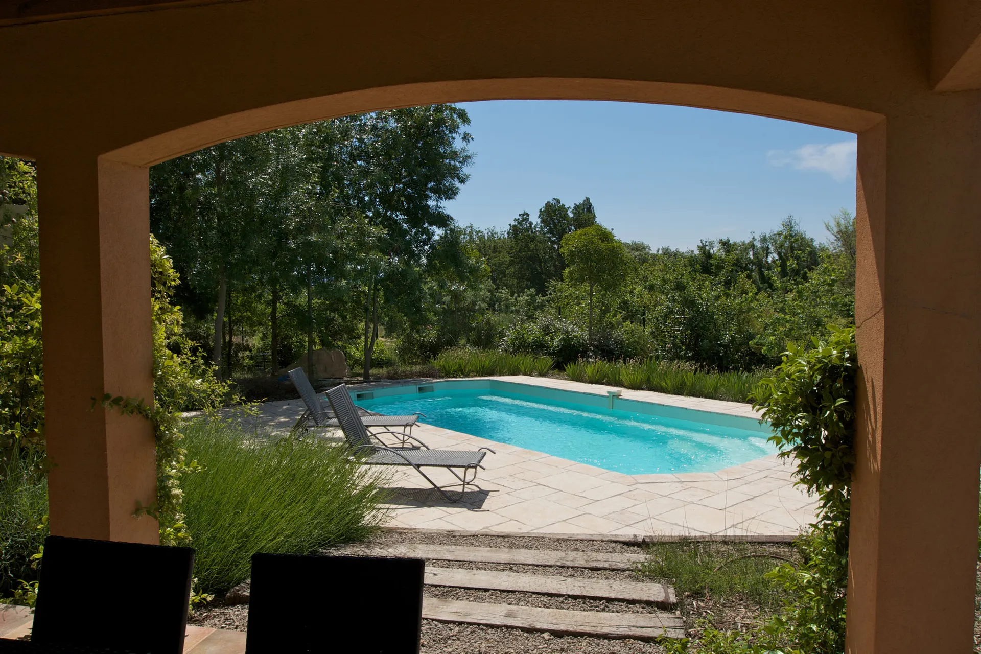 Piscine maison de vacances