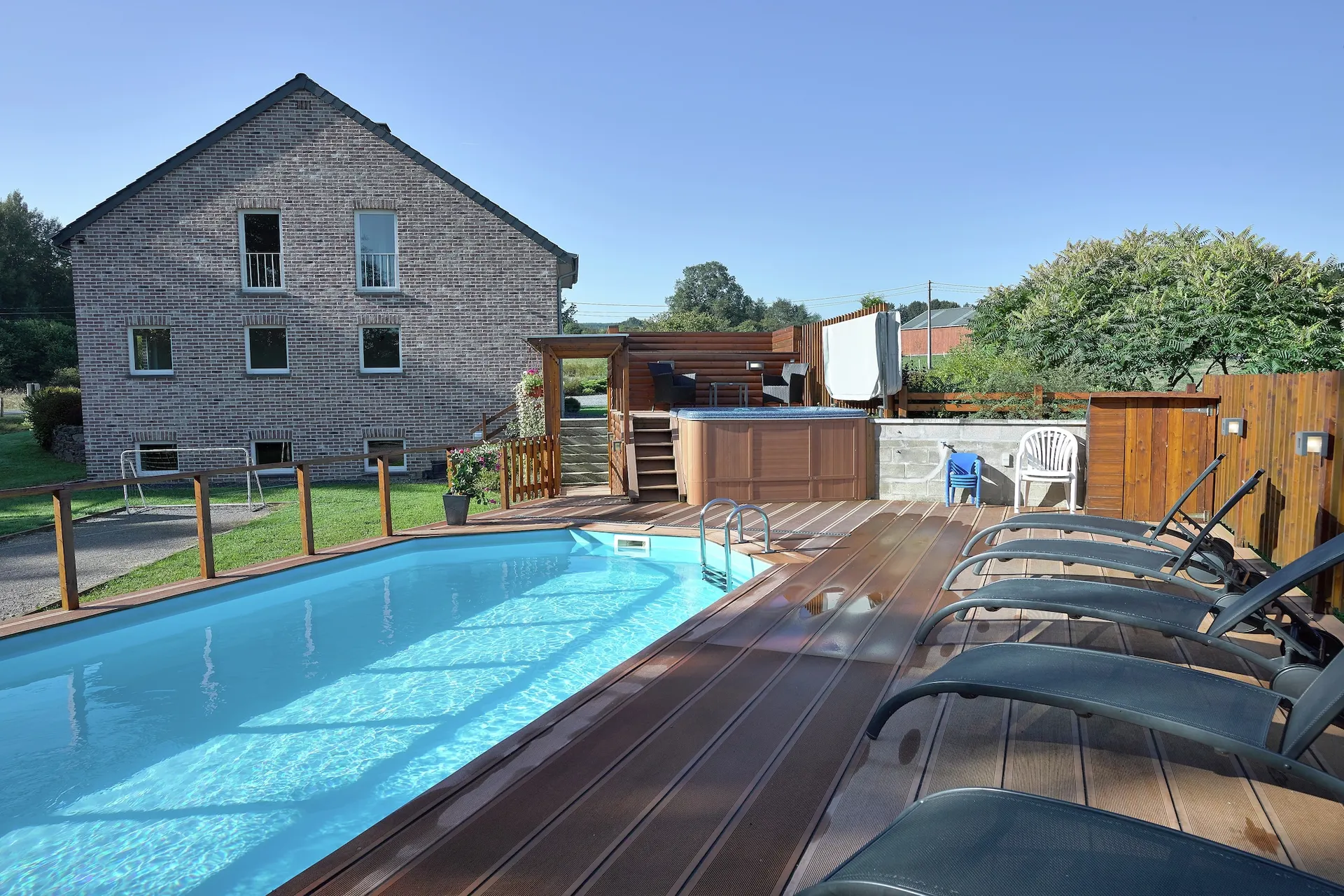 Piscine maison de vacances