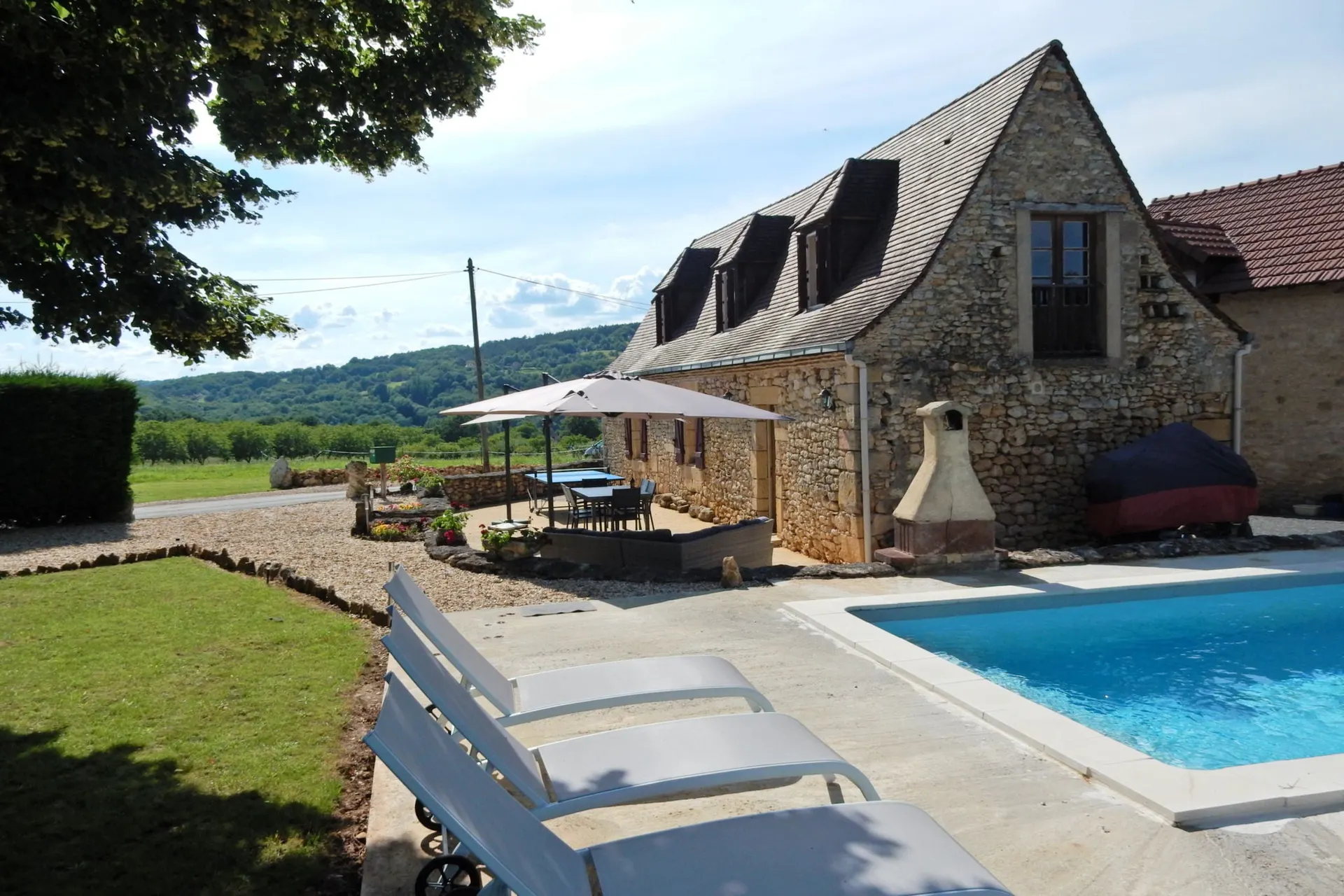 Extérieur maison de vacances (été)
