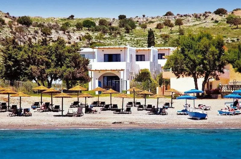 Appartementen Katikies - Lardos - strand