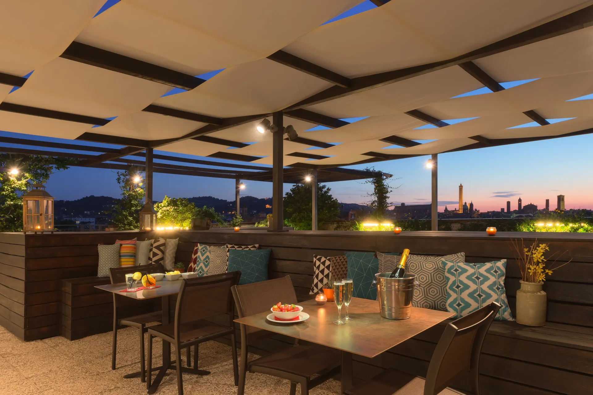 Terras met uitzicht