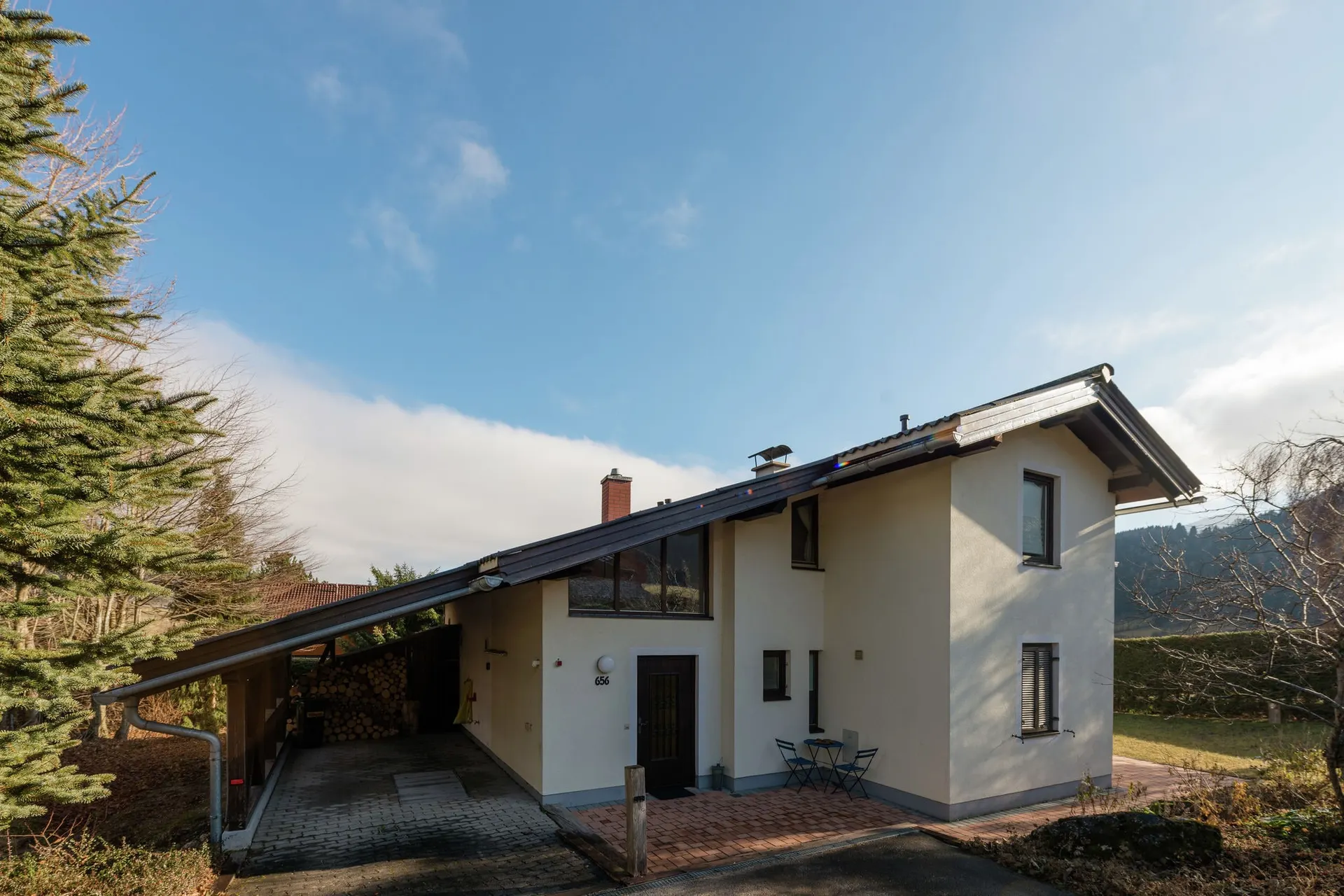 Exterieur vakantiehuis (zomer)