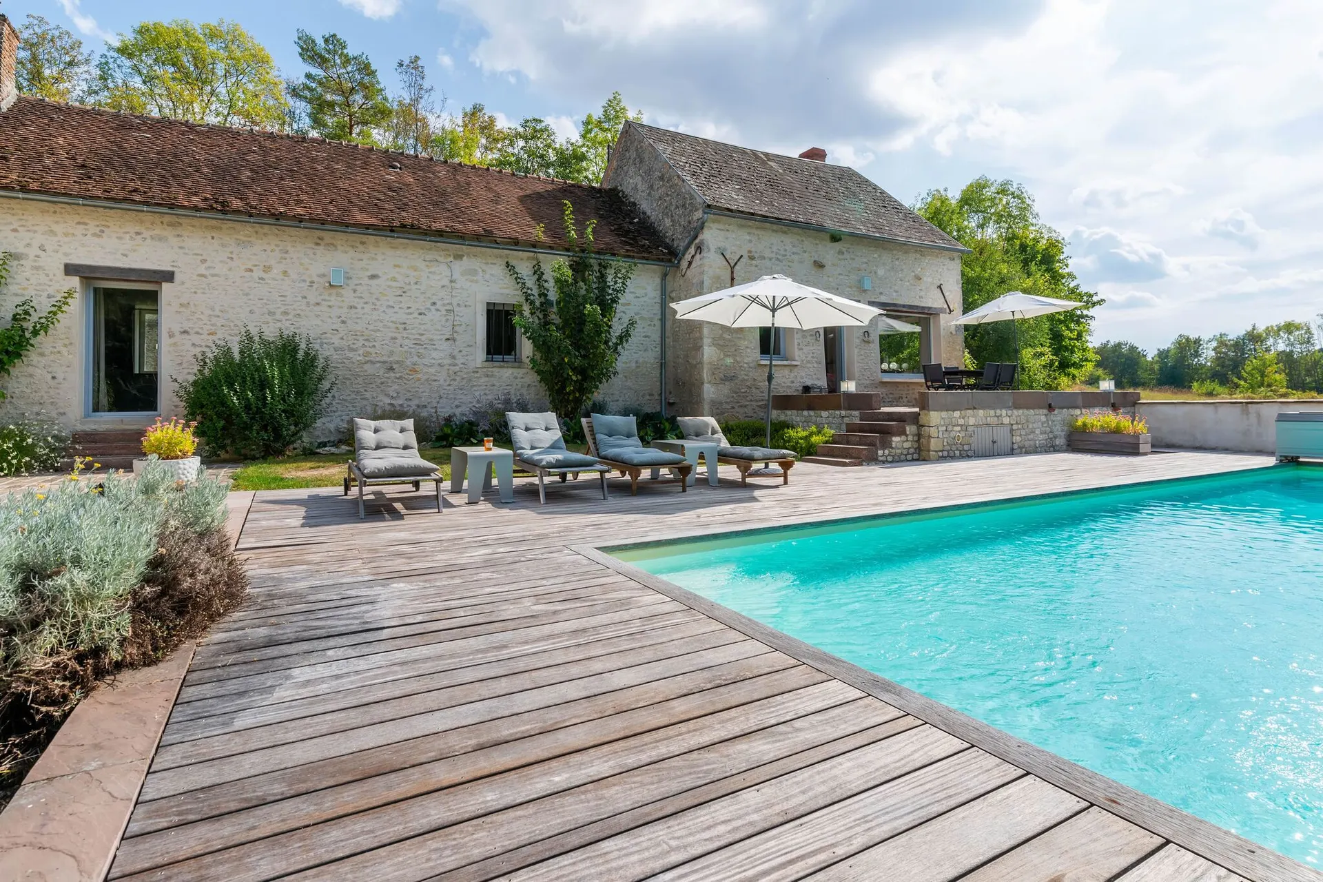Extérieur maison de vacances (été)