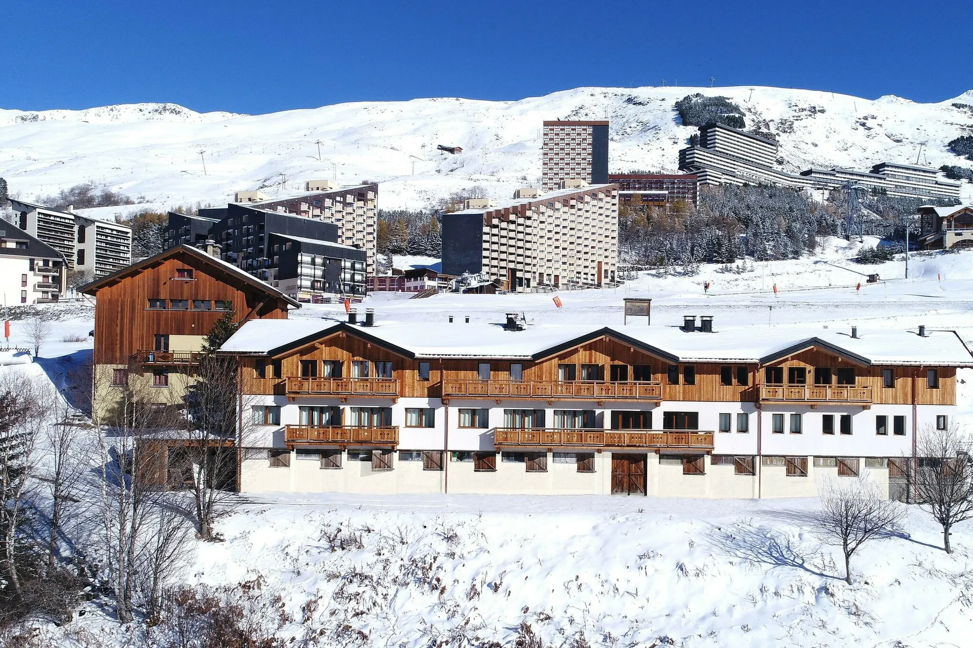 Extérieur maison de vacances (hiver)