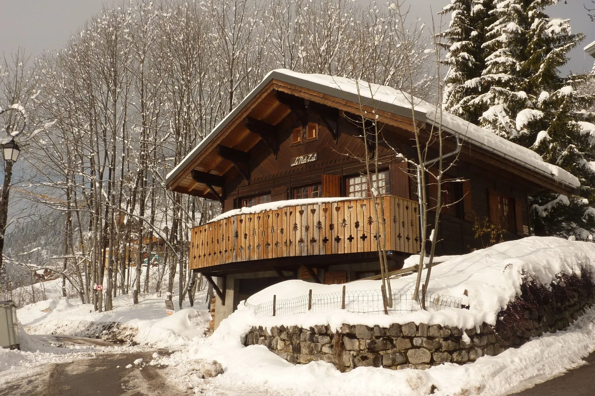 Extérieur maison de vacances (hiver)