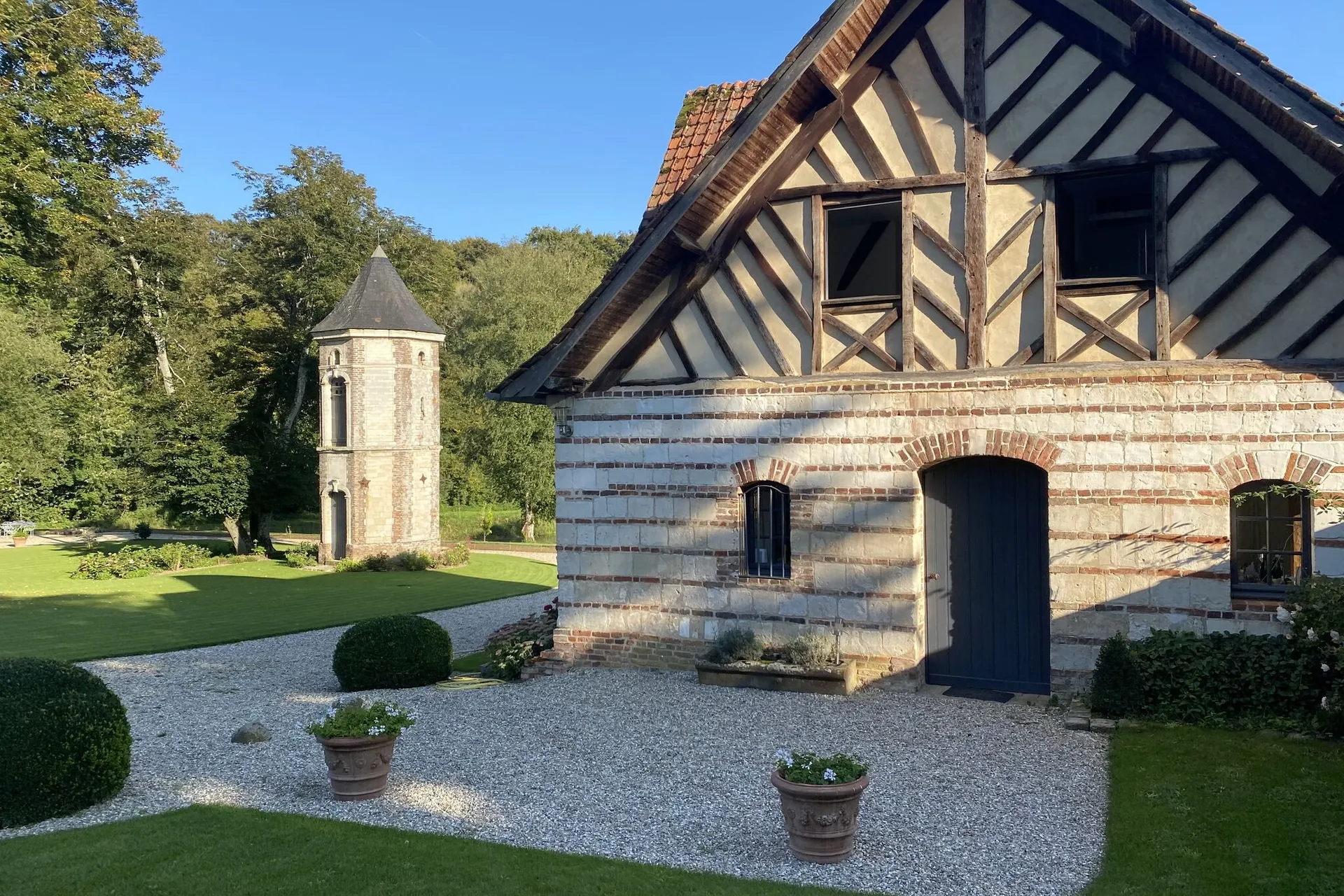 Extérieur maison de vacances (été)