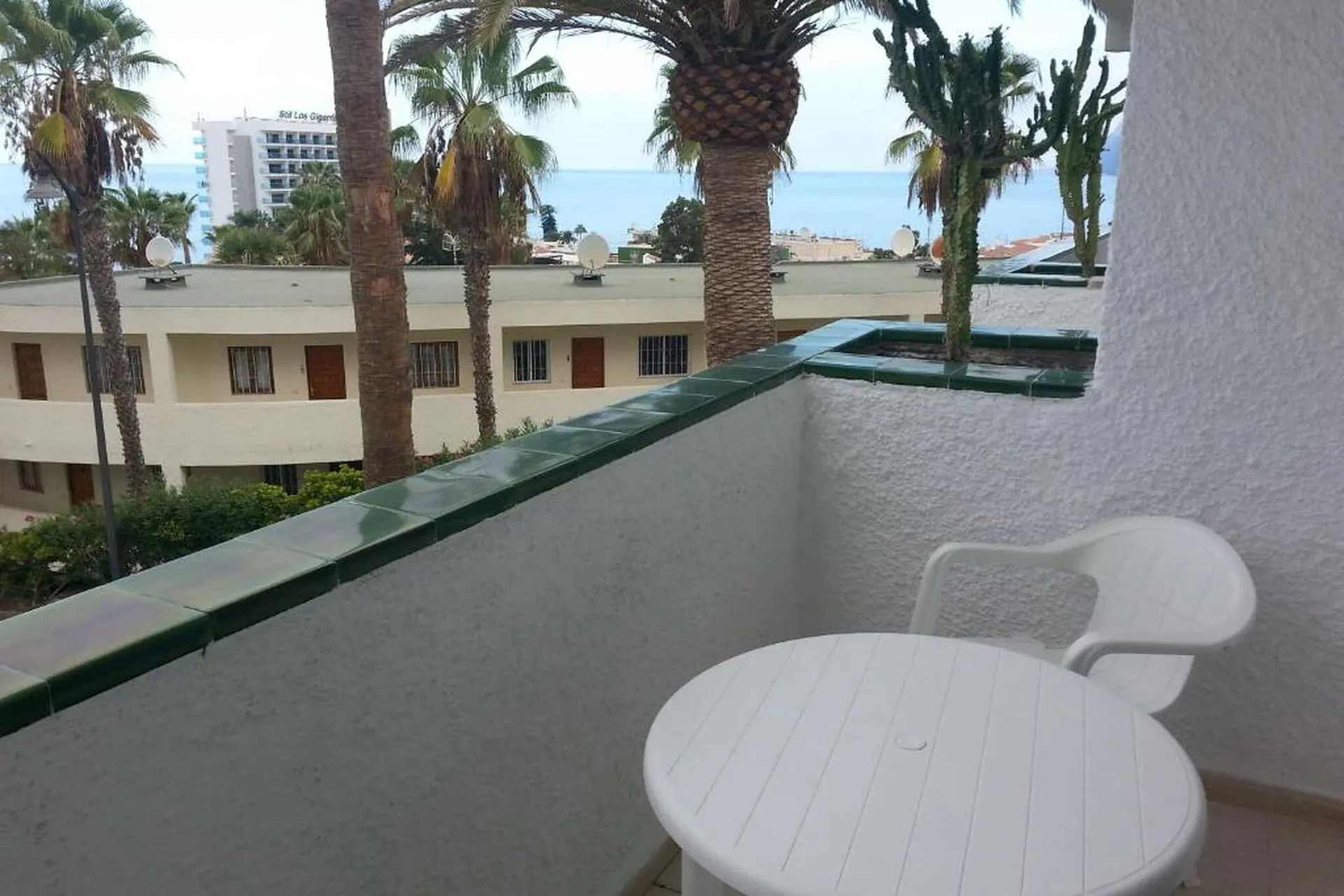 Uitzicht van vakantiehuis (zomer)