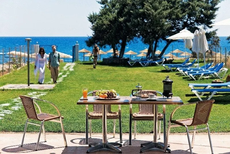 Appartementen Katikies - Lardos - terras