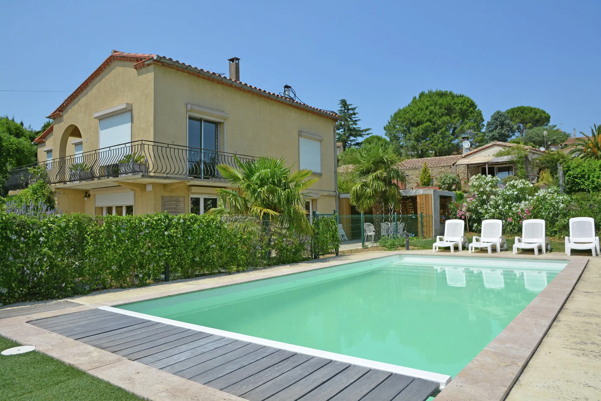 Piscine maison de vacances