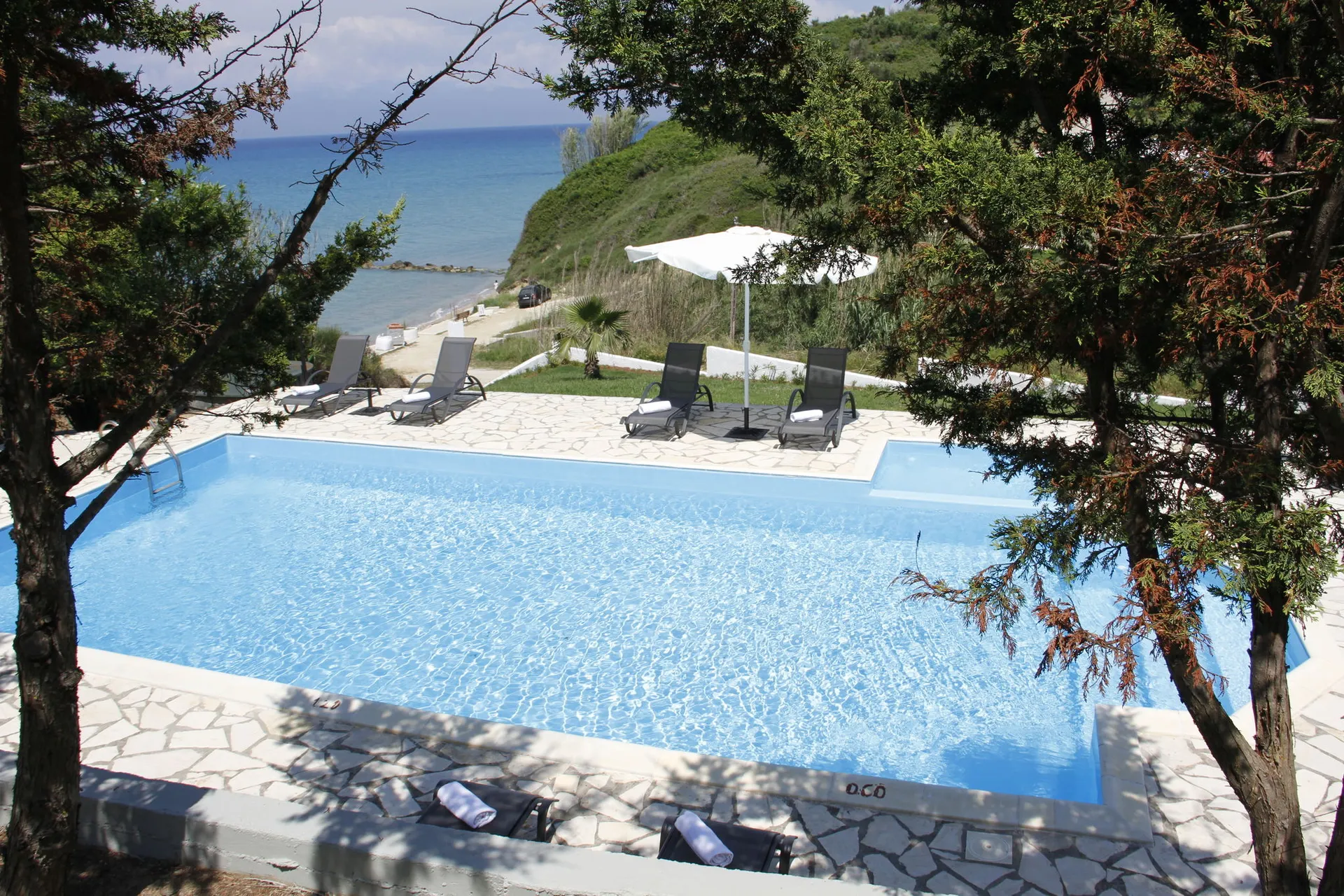 Extérieur maison de vacances (été)