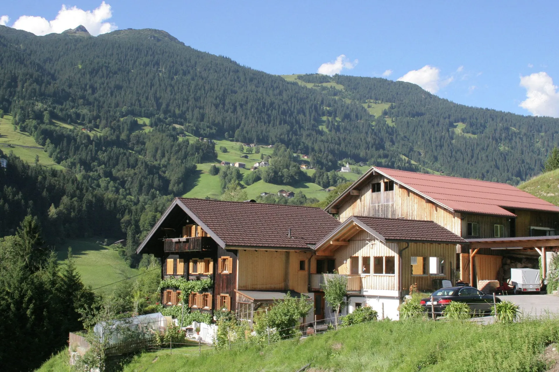 Exterieur vakantiehuis (zomer)