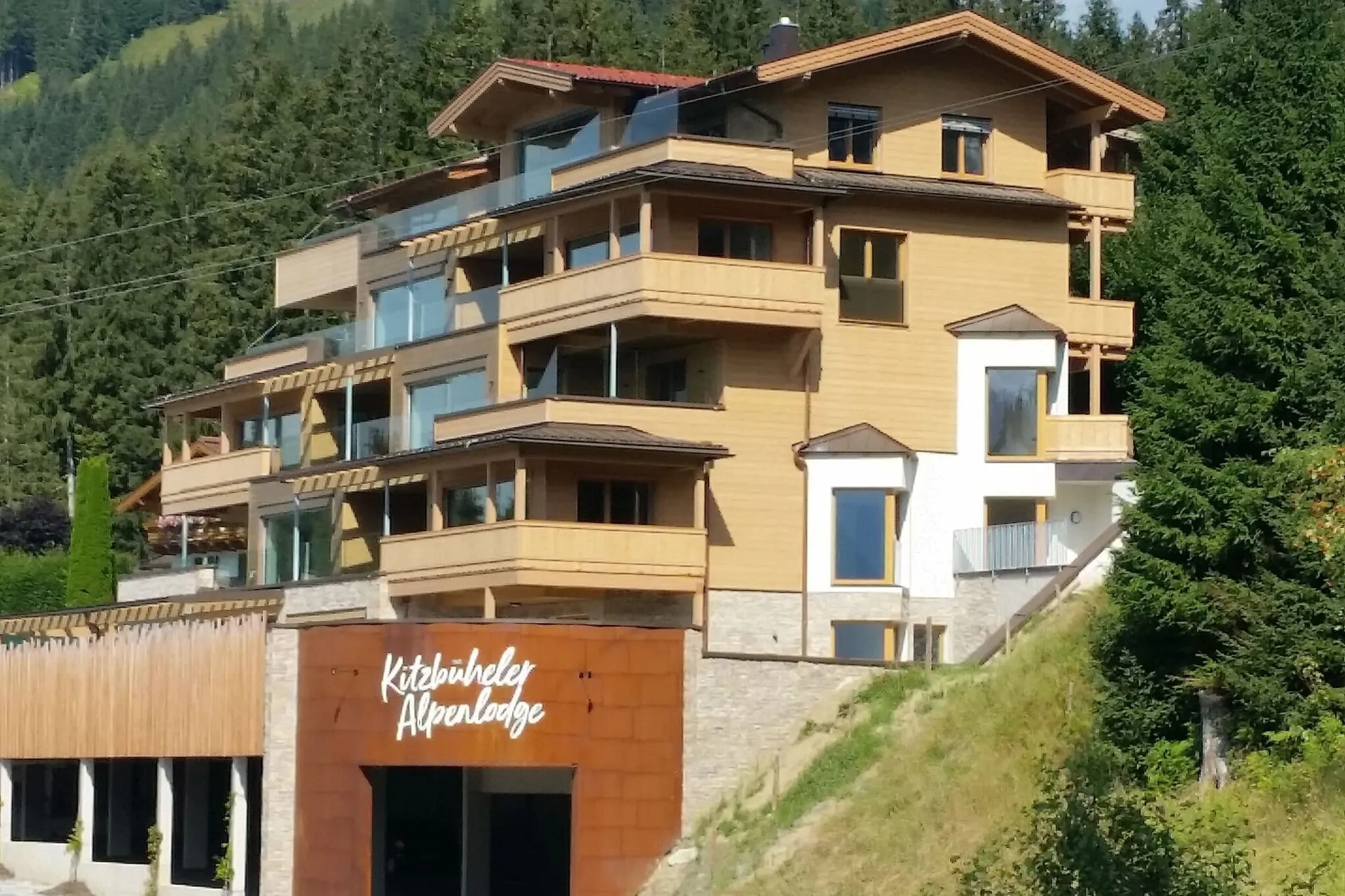 Exterieur vakantiehuis (zomer)