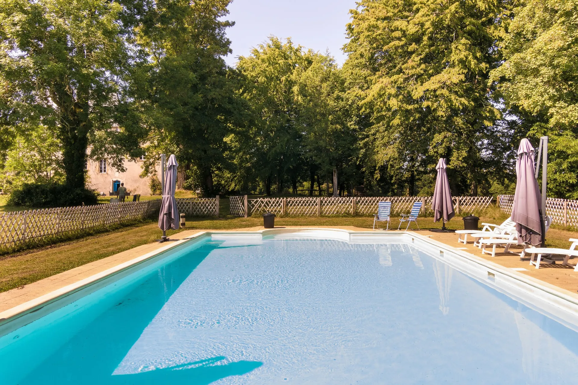 Piscine maison de vacances