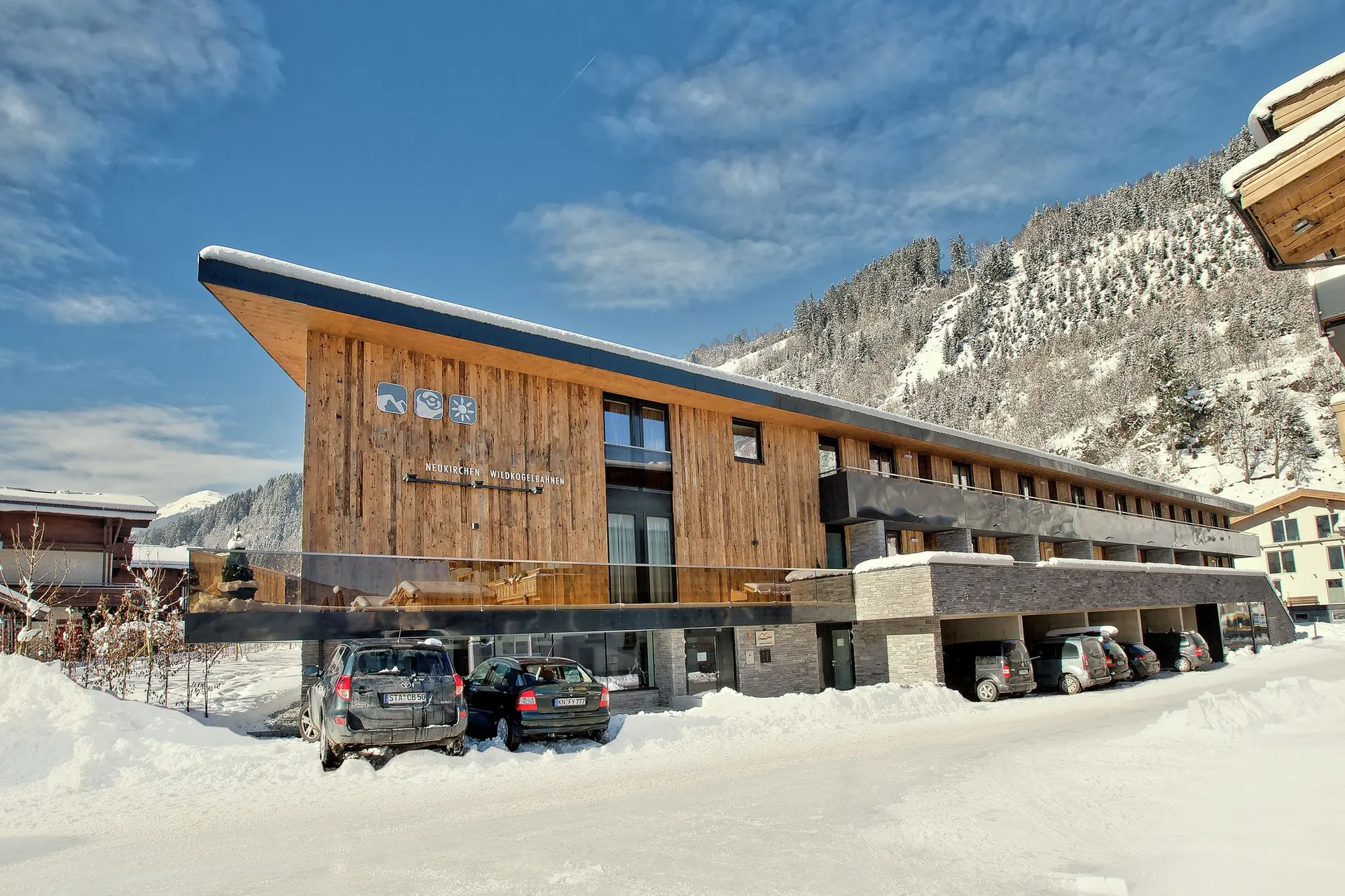 Extérieur maison de vacances (hiver)