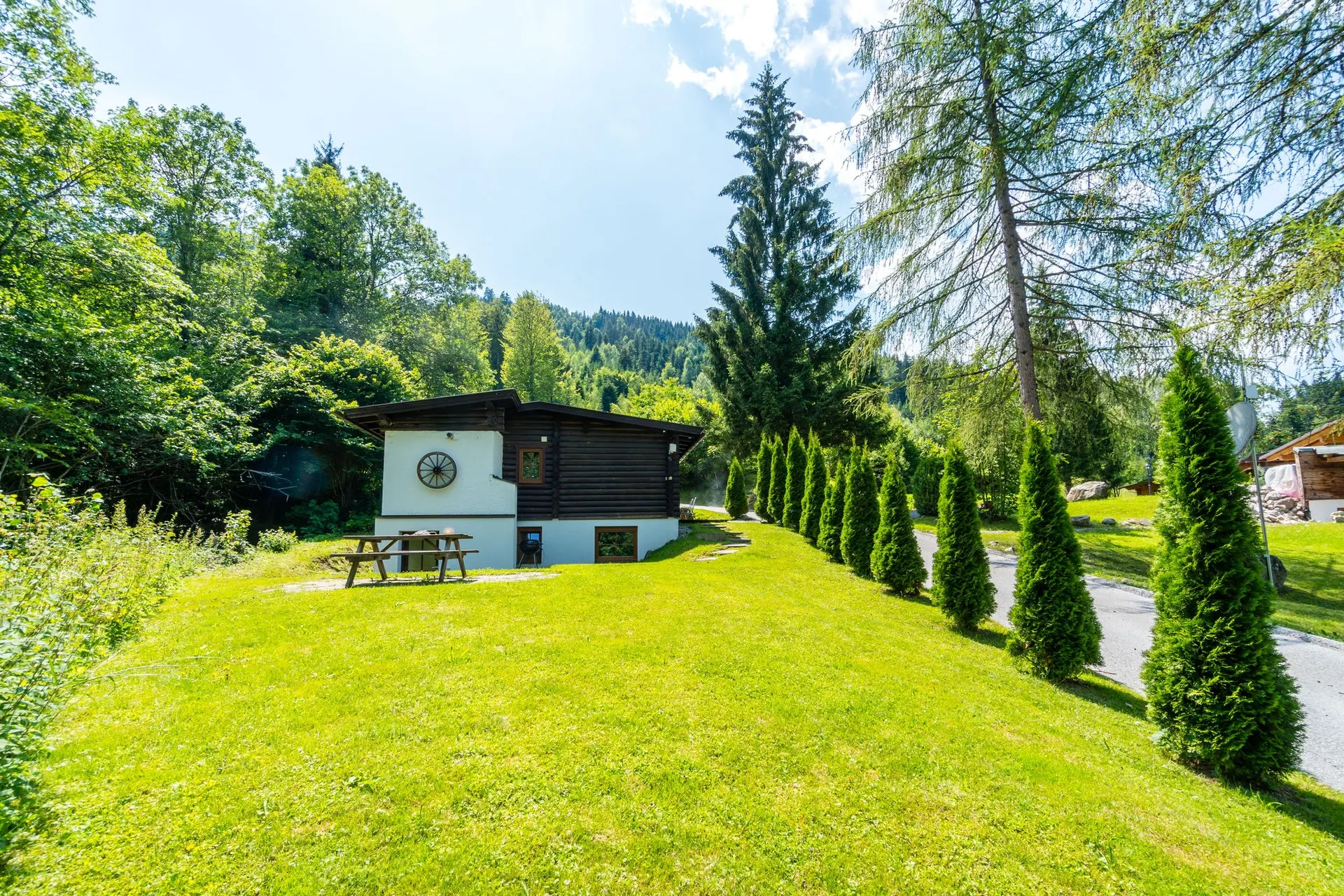 Exterieur vakantiehuis (zomer)