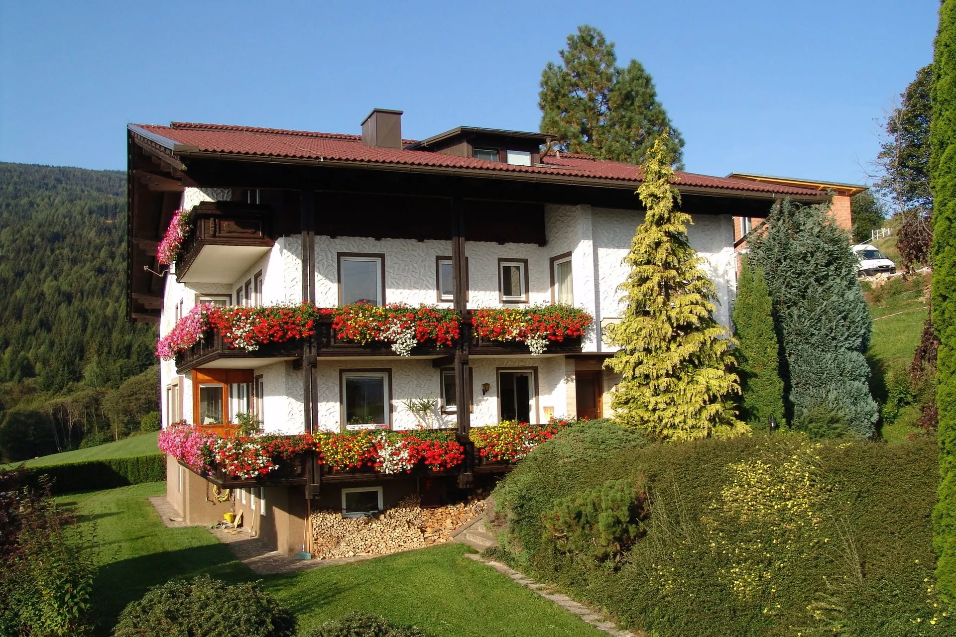 Exterieur vakantiehuis (zomer)