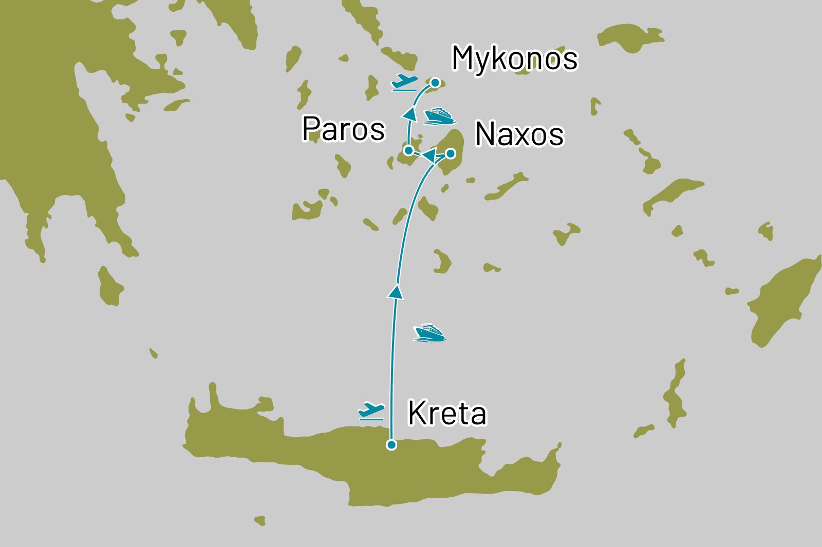 Eilandhoppen 11 dagen Kreta-Naxos-Paros-Mykonos 4*, foto 3