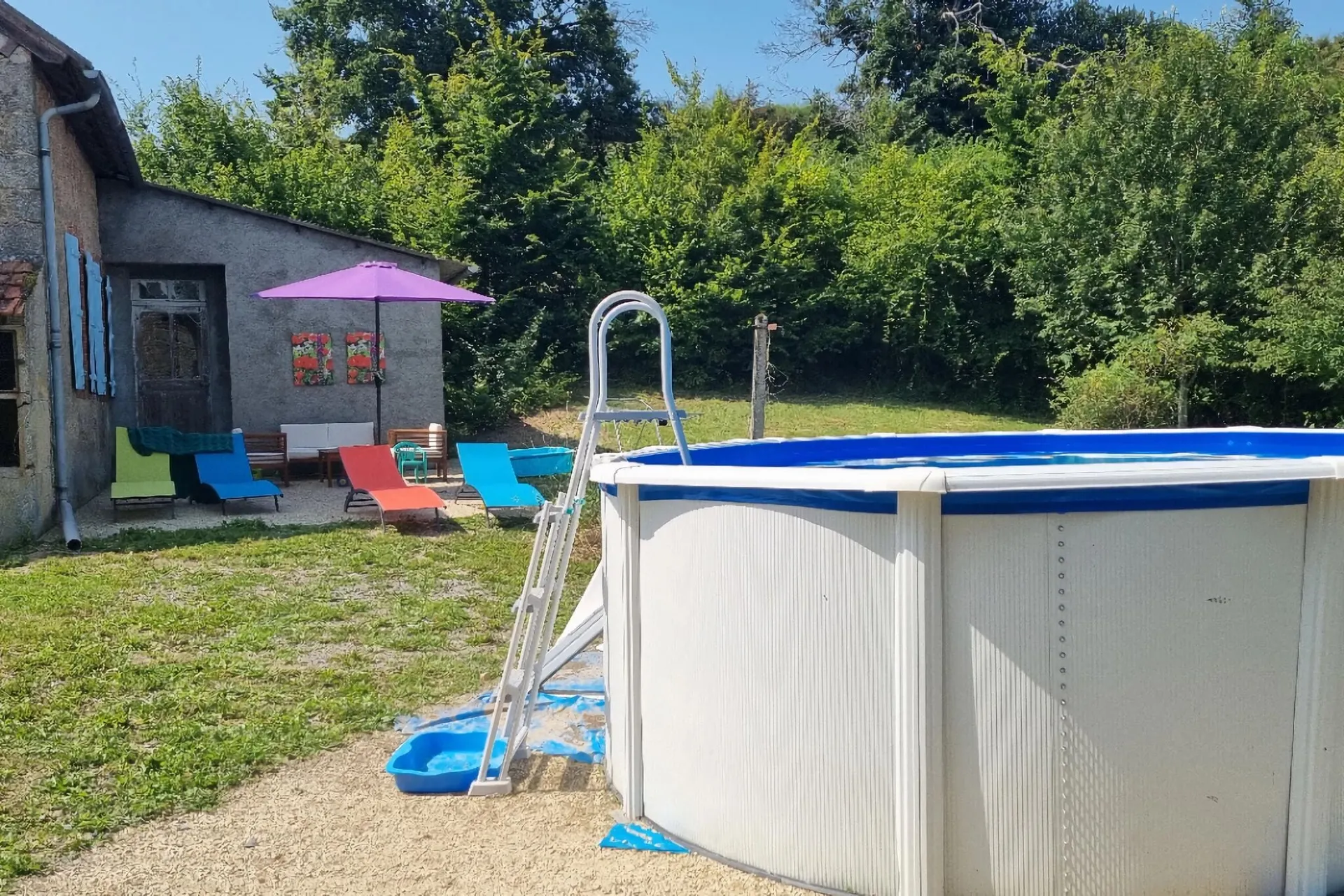 Piscine maison de vacances