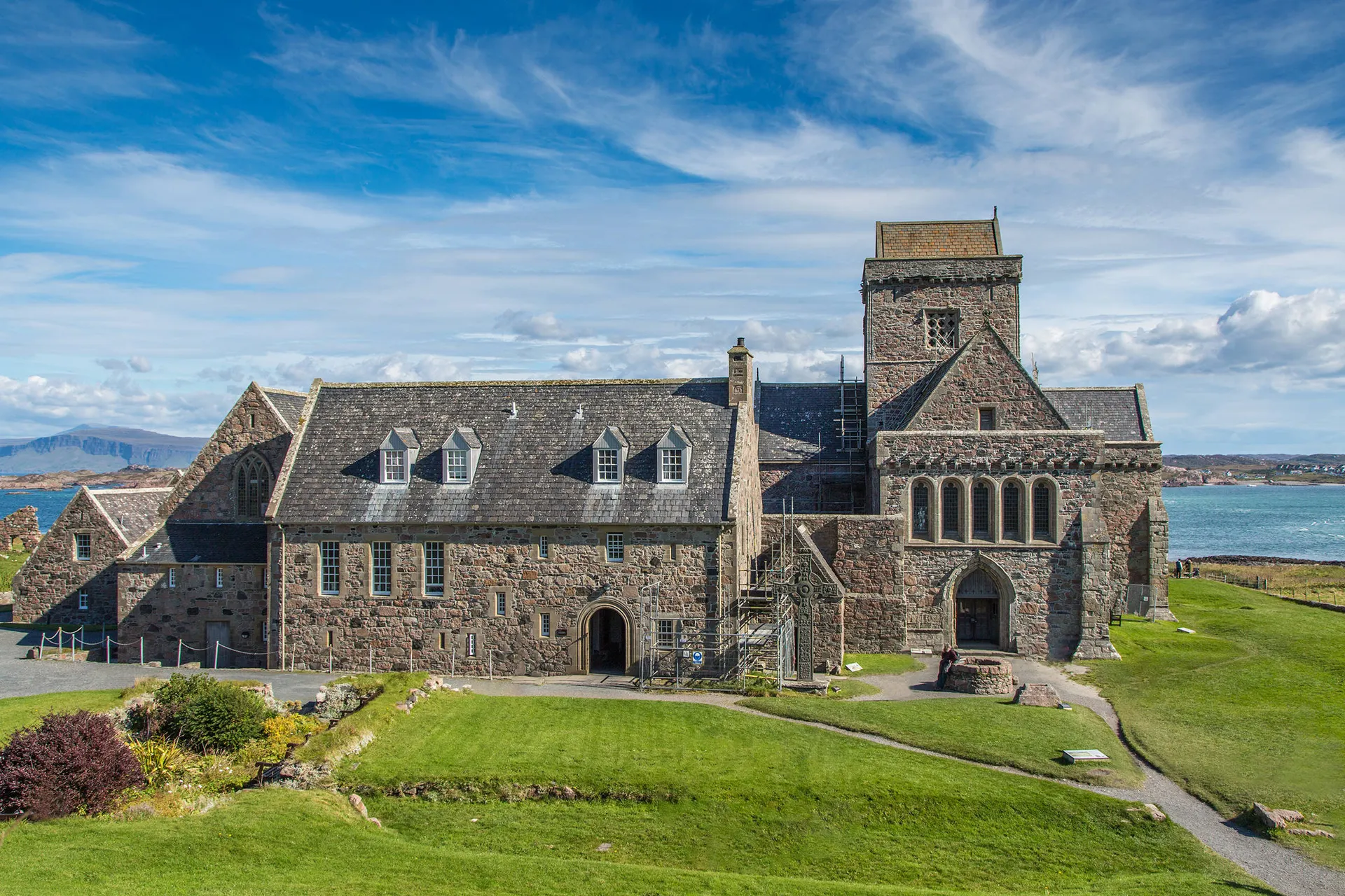 Iona Abbey op Iona, Schotland
