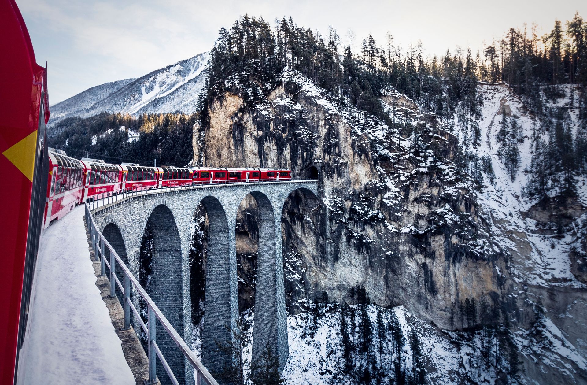 Winter met de Glacier- en Bernina Express, foto 2