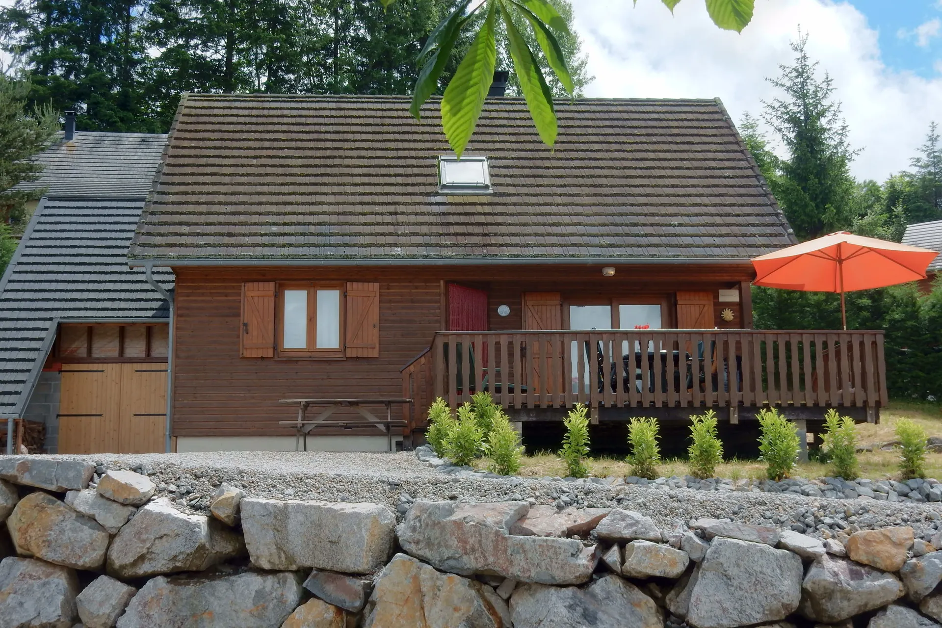 Exterieur vakantiehuis (zomer)