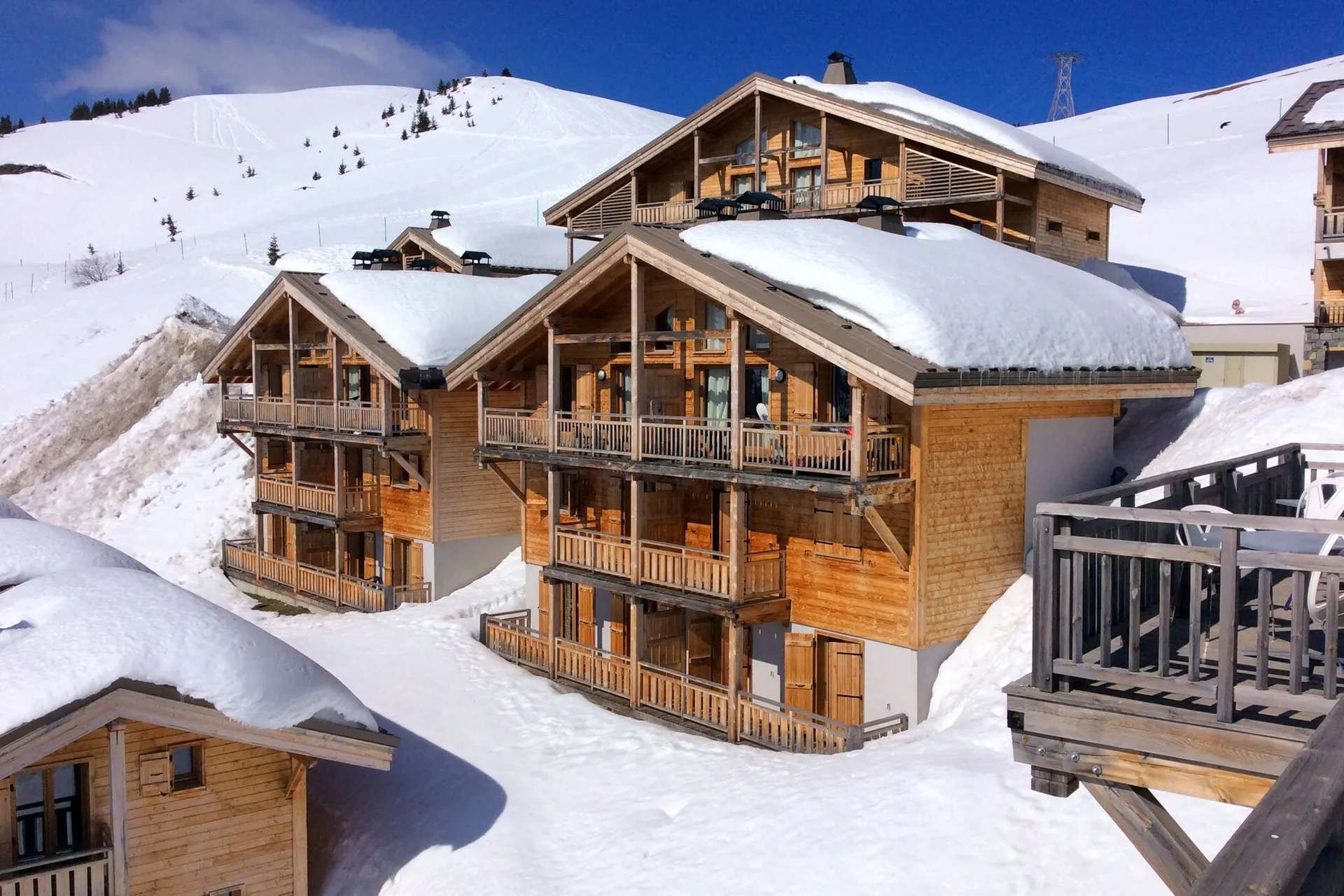 Extérieur maison de vacances (hiver)