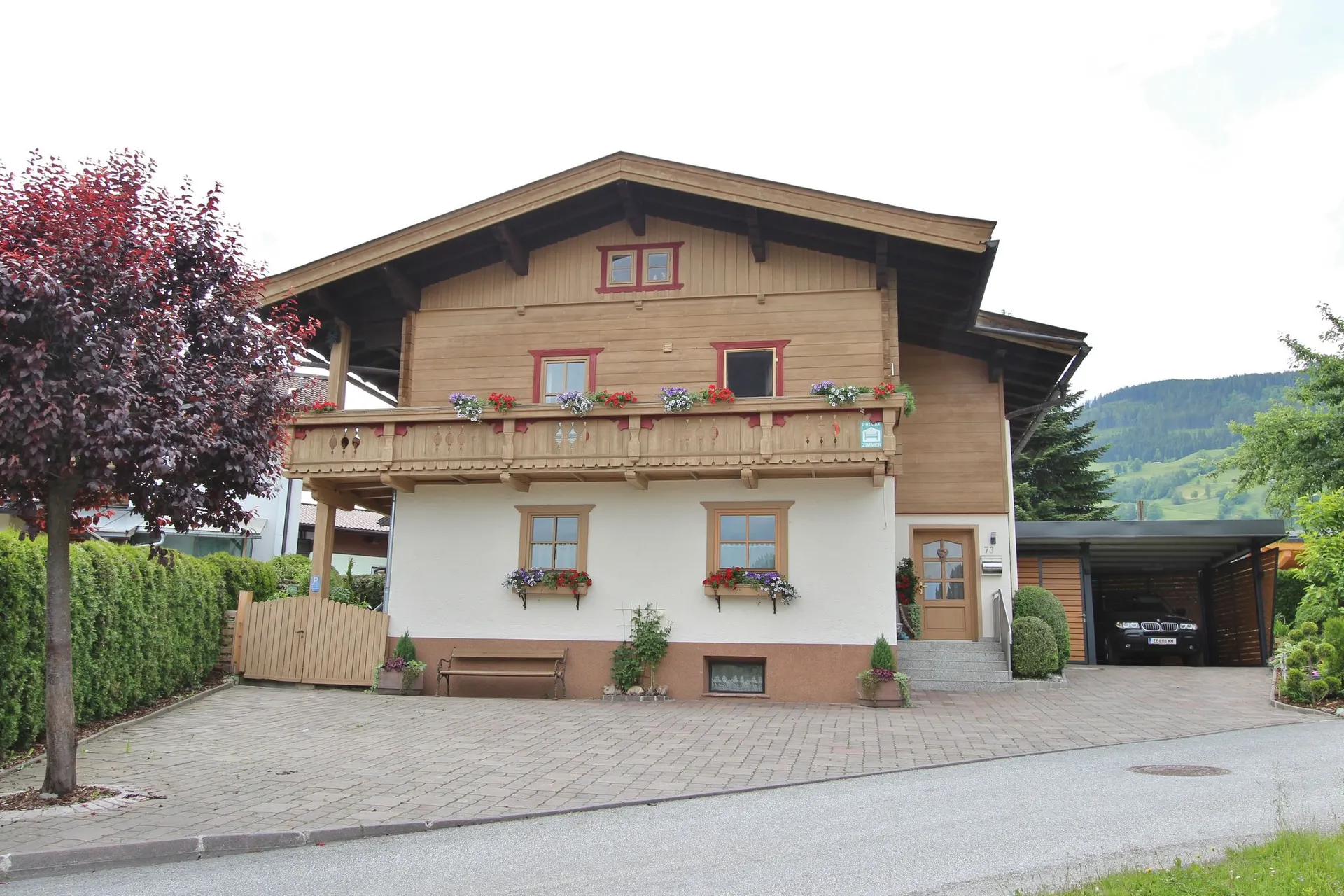 Exterieur vakantiehuis (zomer)