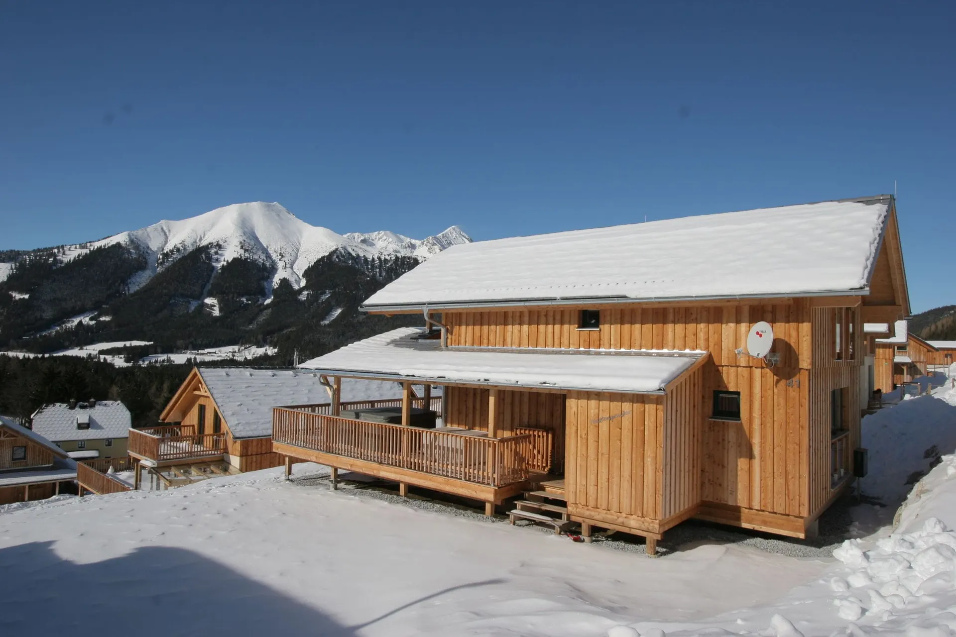 Extérieur maison de vacances (hiver)
