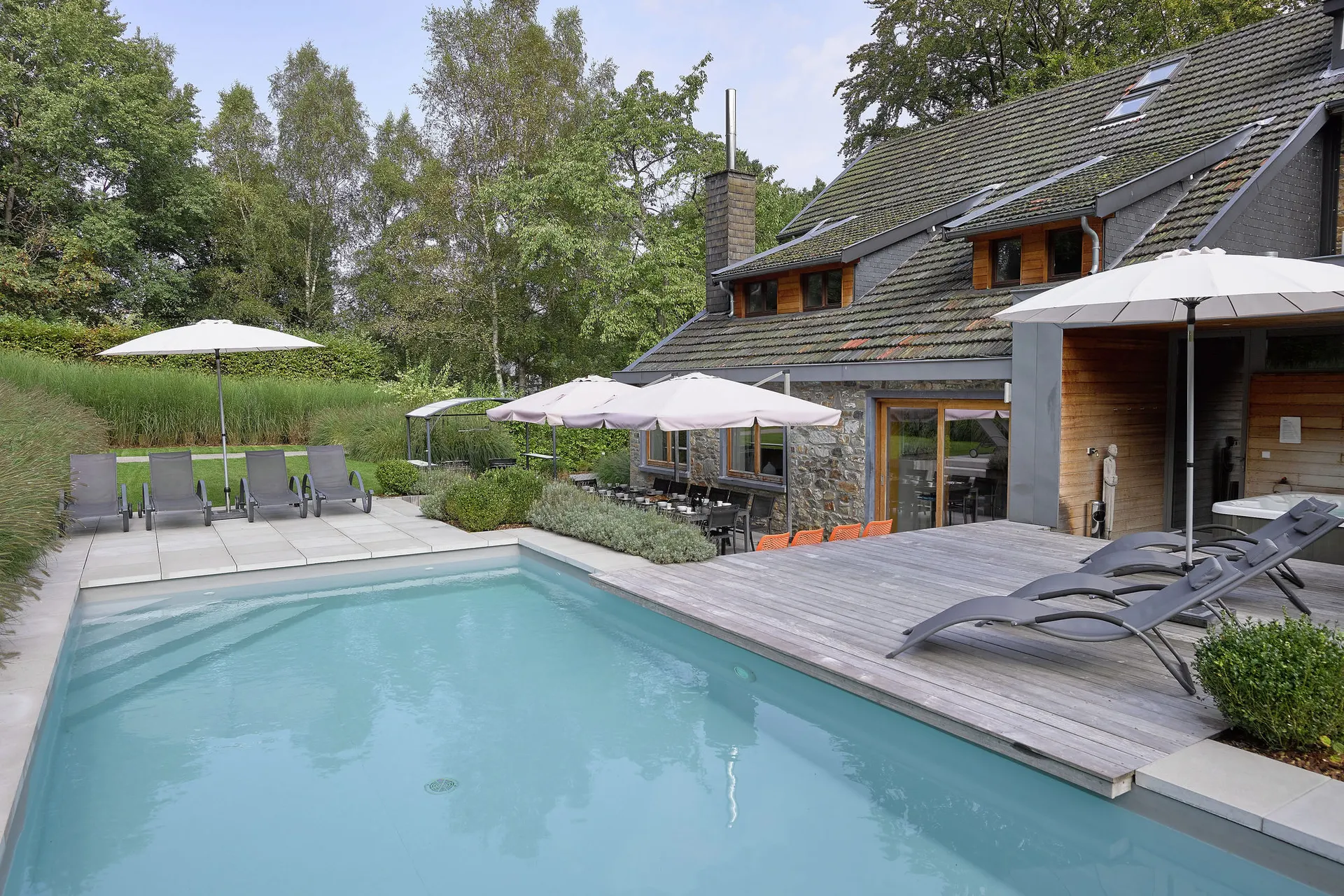 Piscine maison de vacances