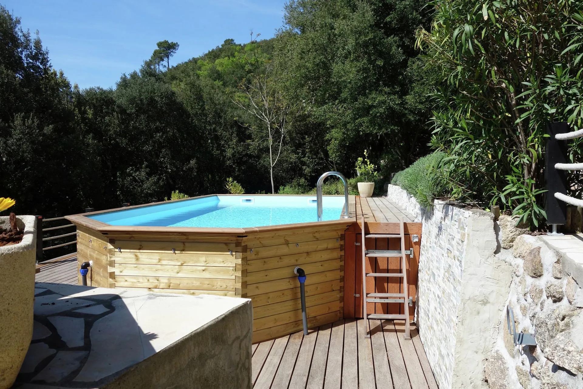 Piscine maison de vacances