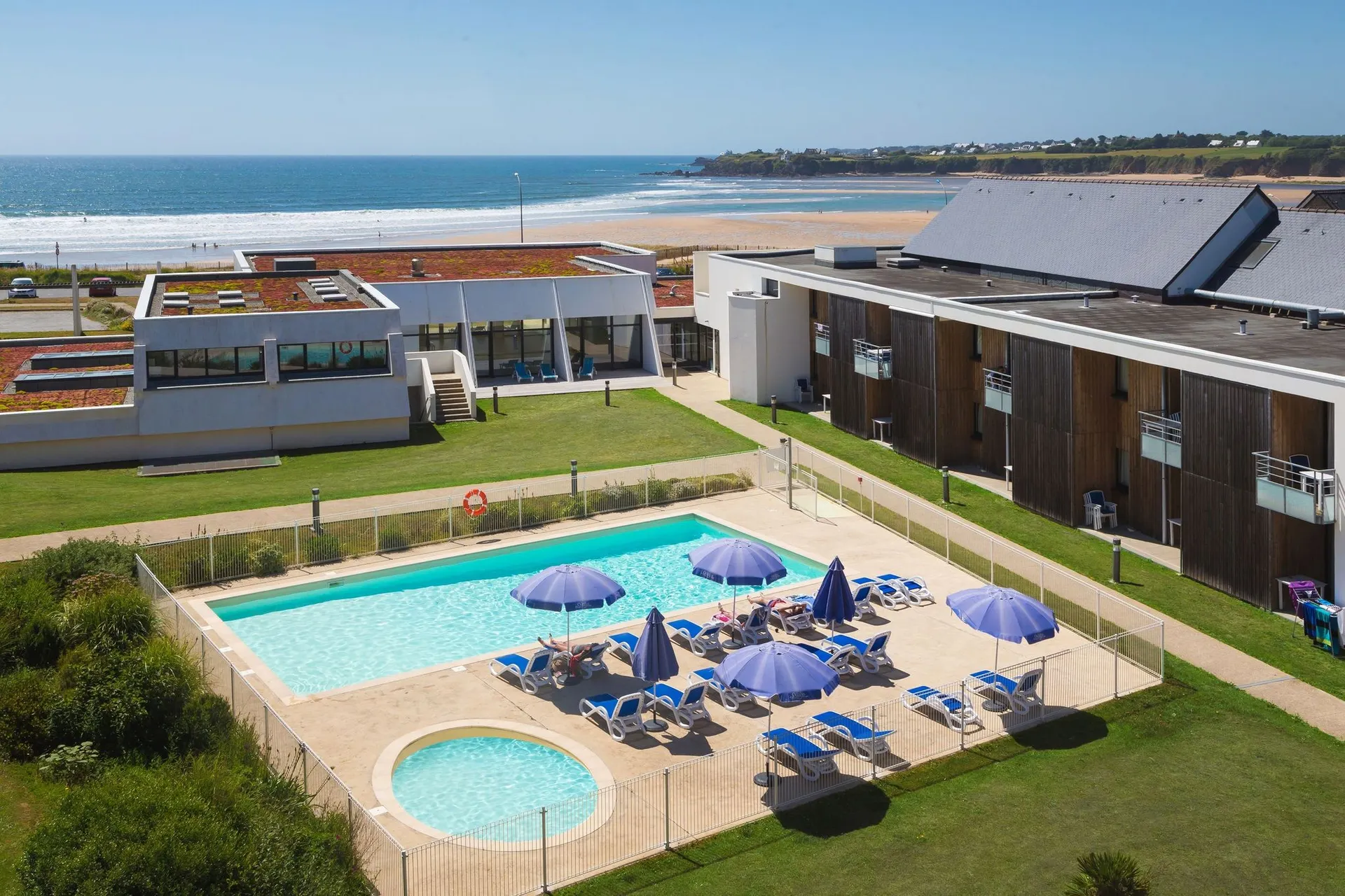 Exterieur vakantiehuis (zomer)
