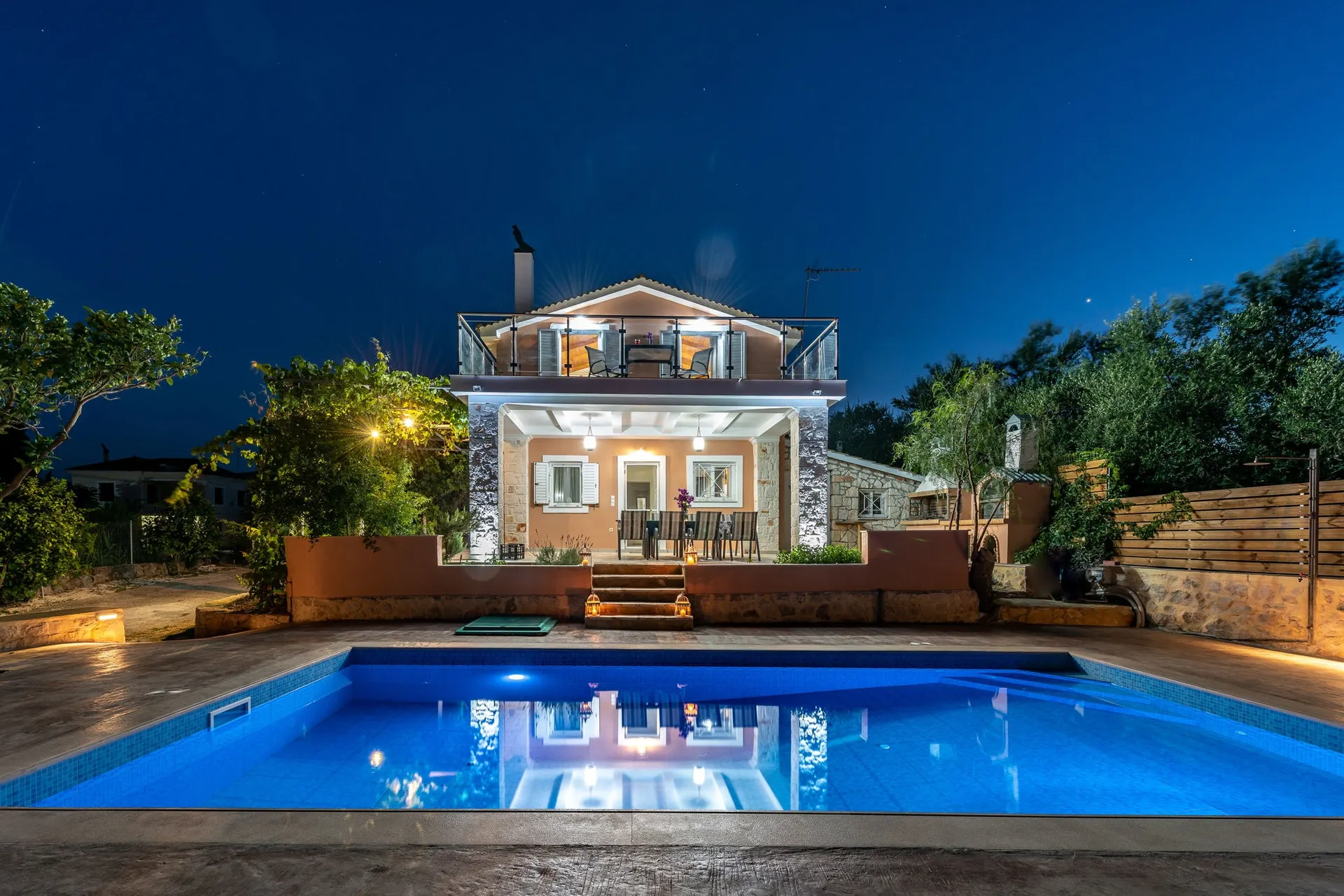Extérieur maison de vacances (été)
