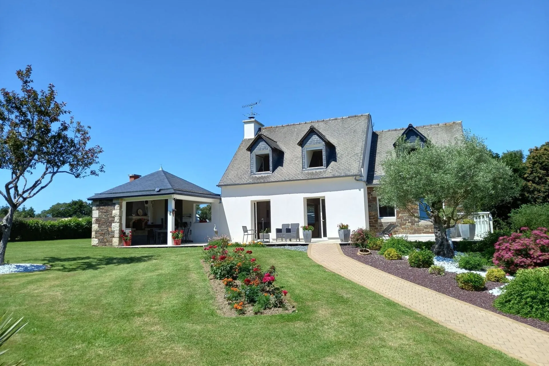 Extérieur maison de vacances (été)