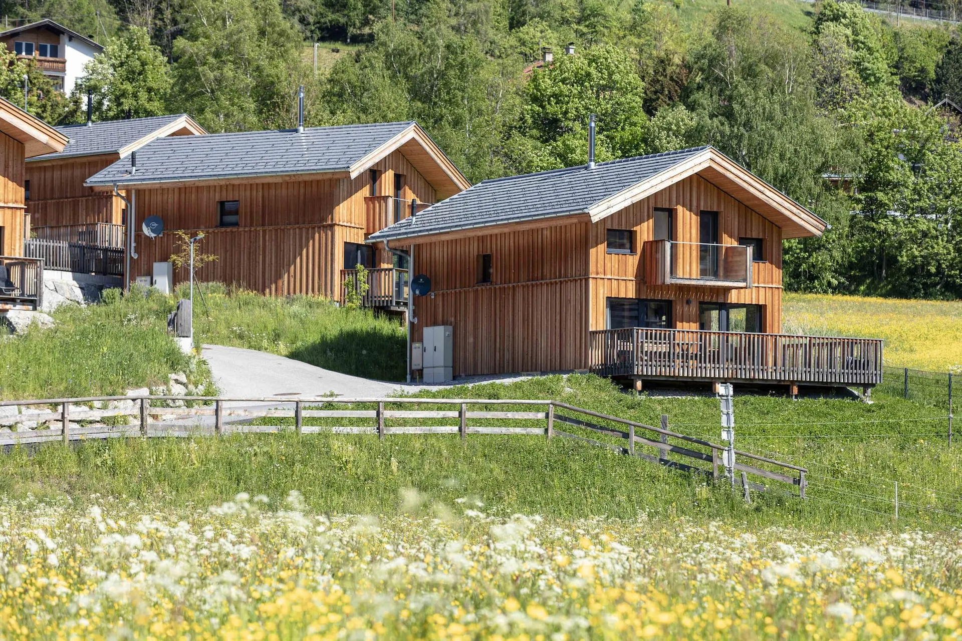 Exterieur vakantiehuis (zomer)