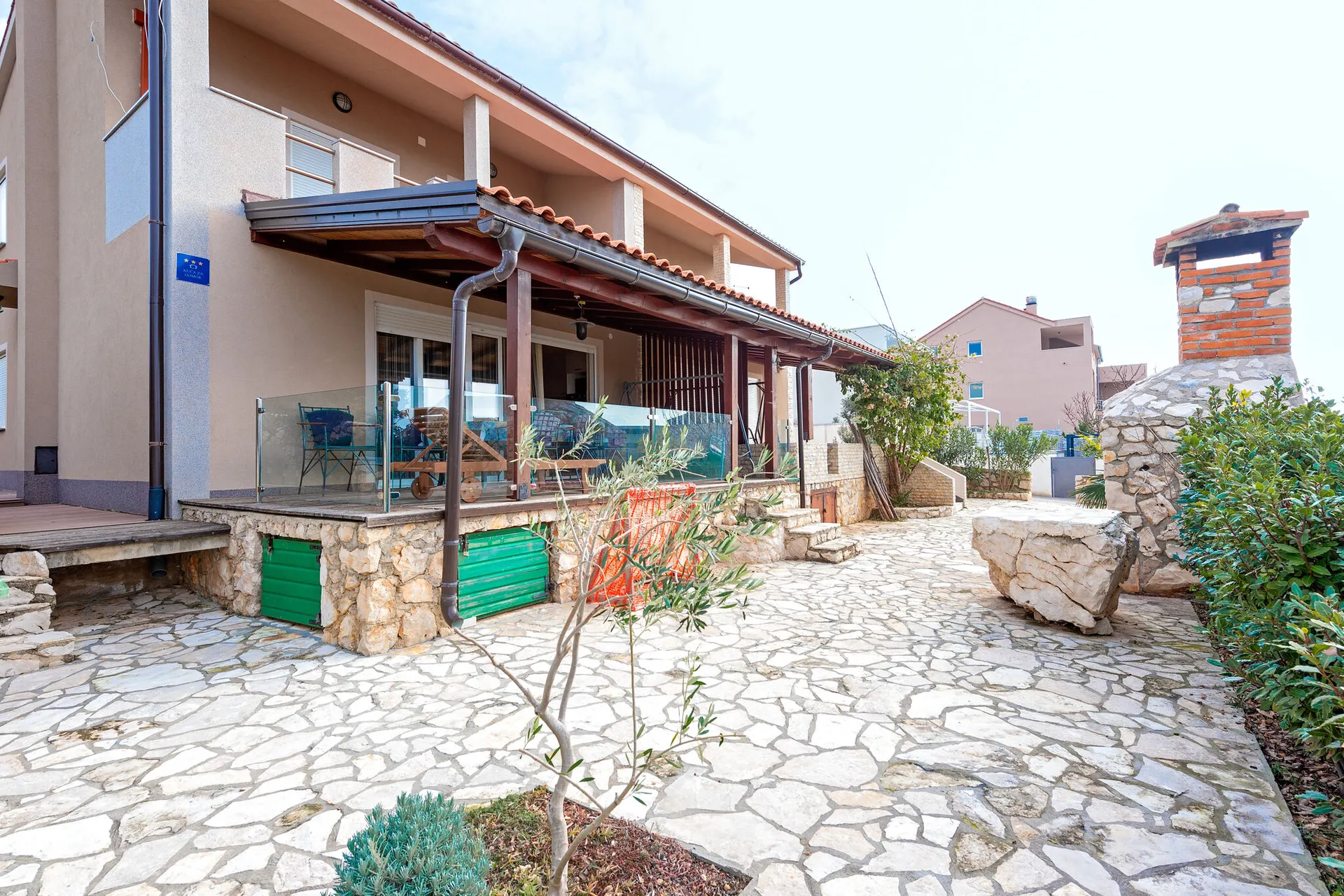 Extérieur maison de vacances (été)