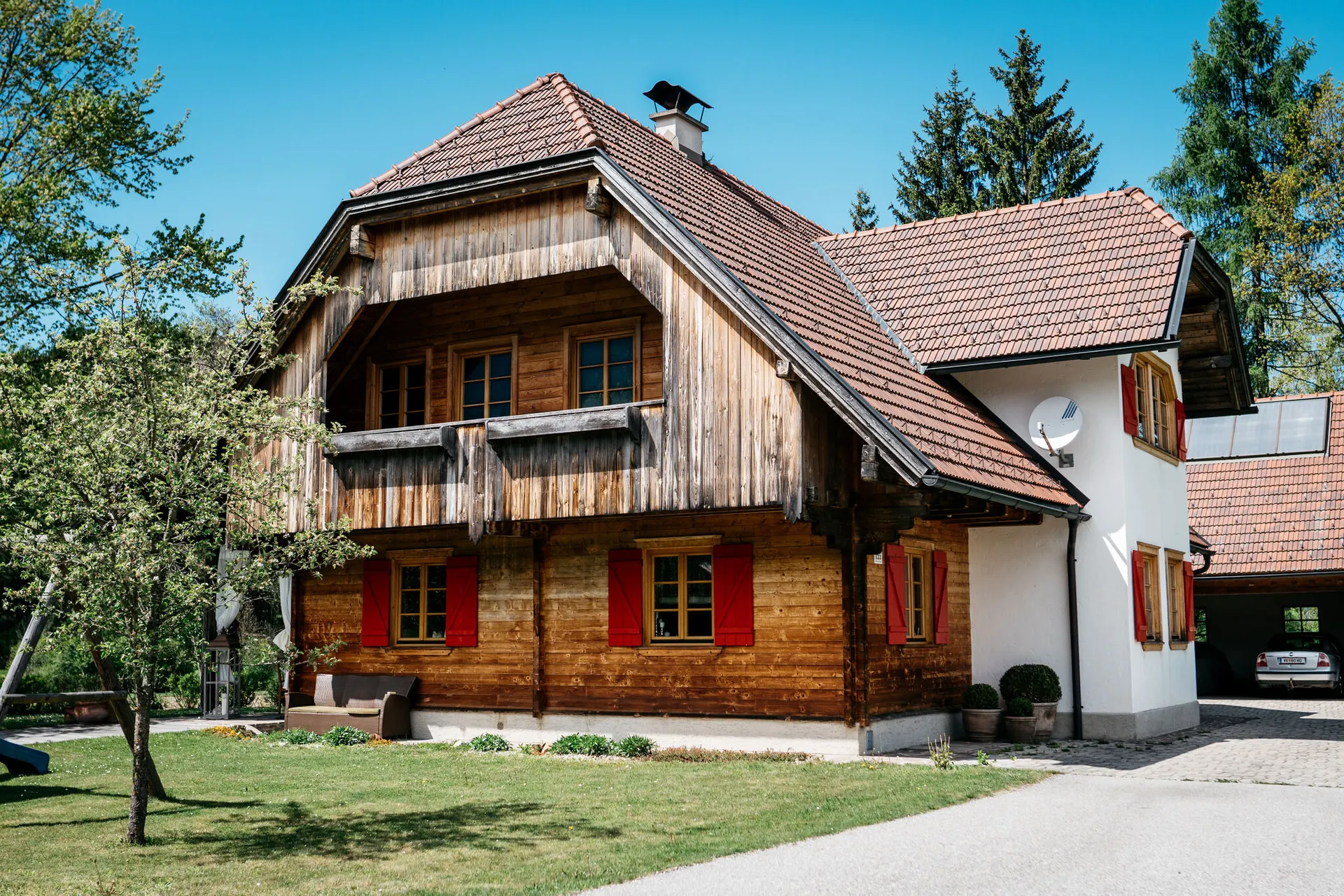 Exterieur vakantiehuis (zomer)