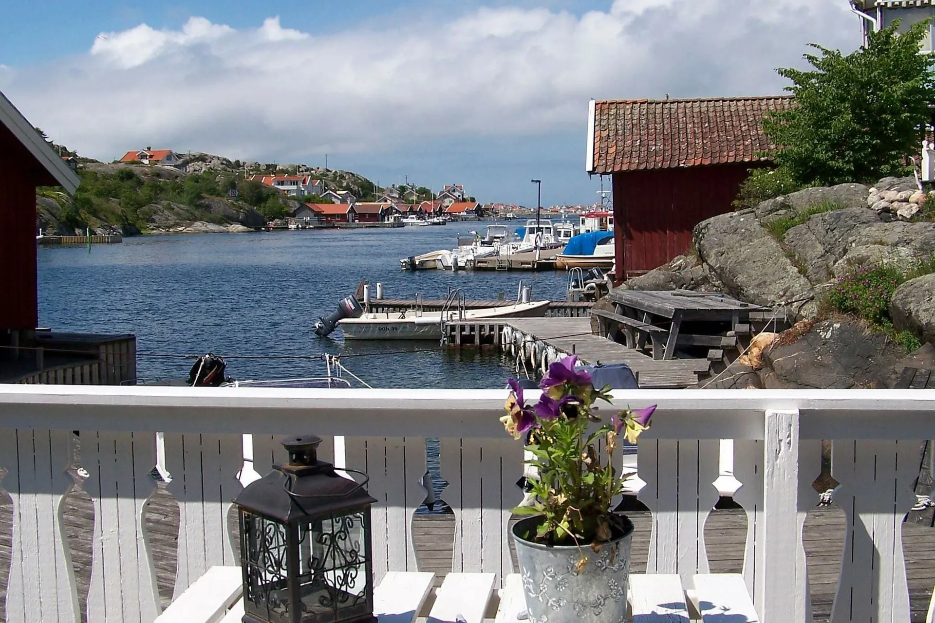 Uitzicht op het water