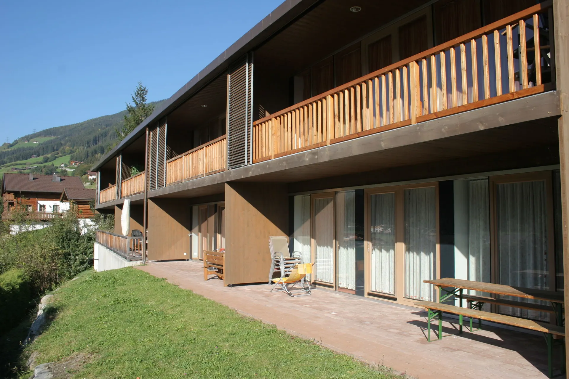 Exterieur vakantiehuis (zomer)