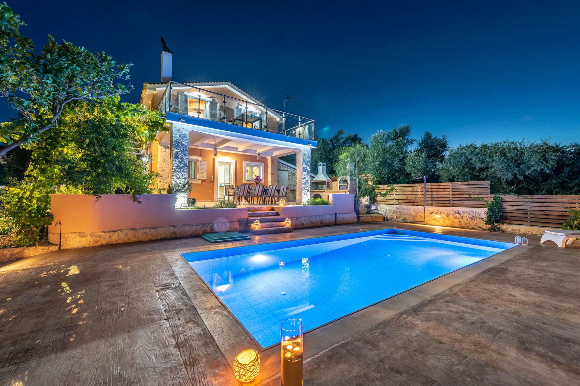 Extérieur maison de vacances (été)