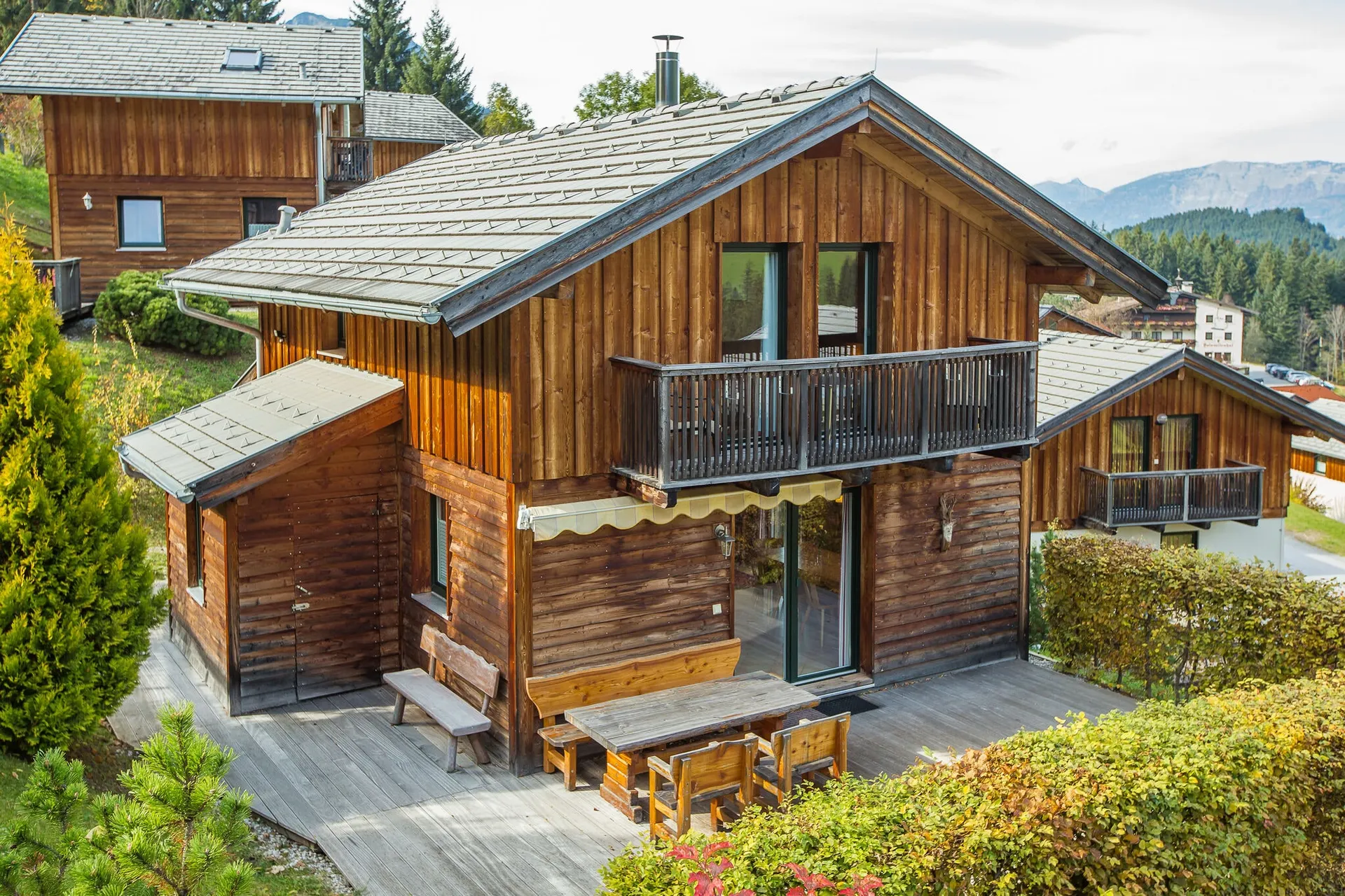 Exterieur vakantiehuis (zomer)