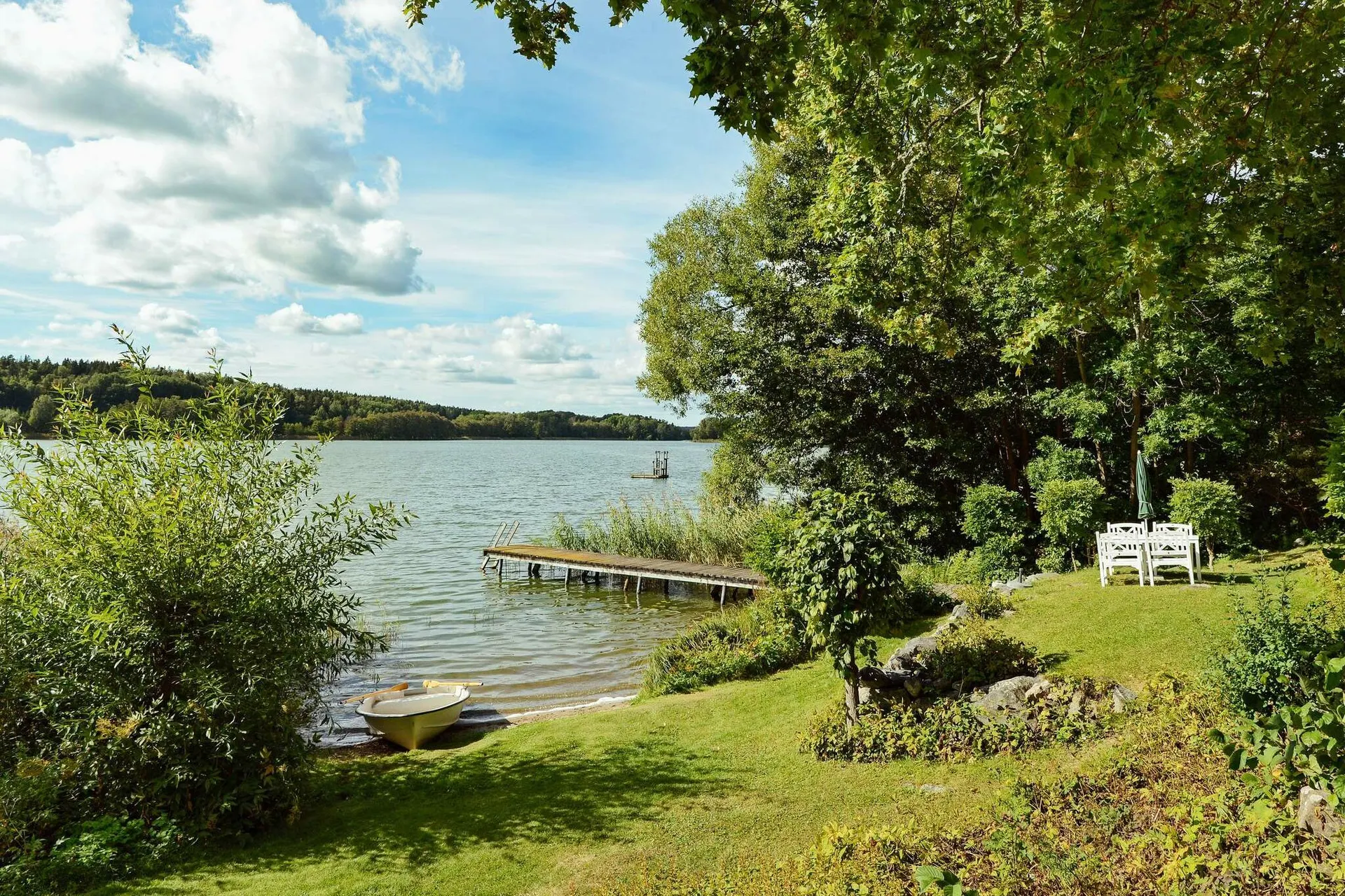 Uitzicht op het water
