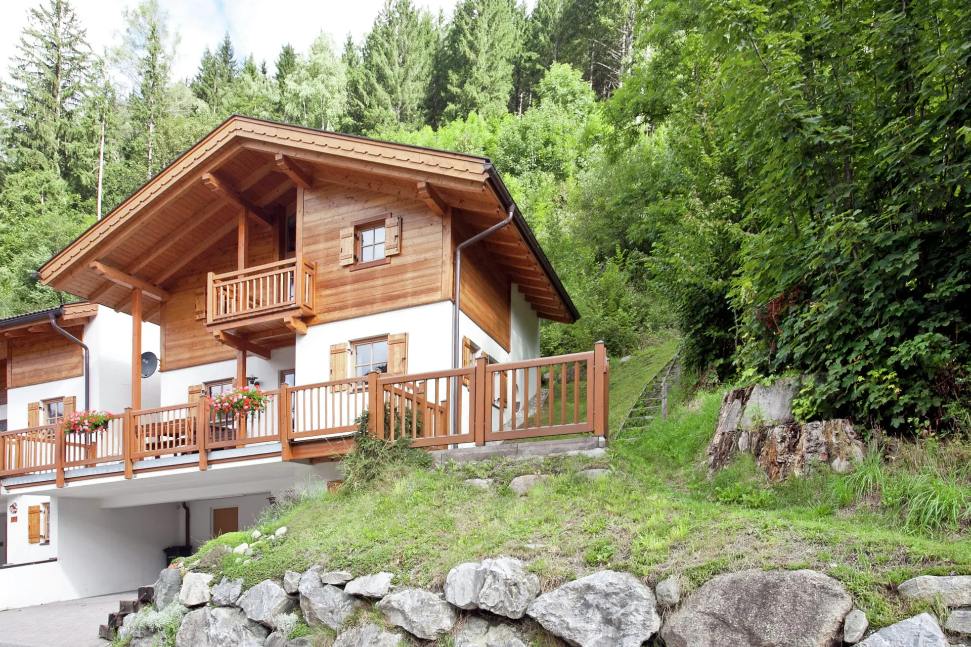 Exterieur vakantiehuis (zomer)