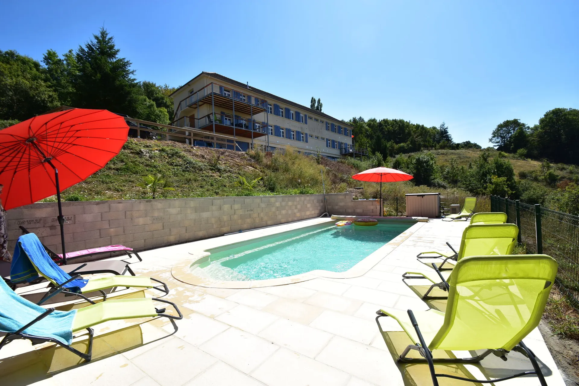 Piscine maison de vacances