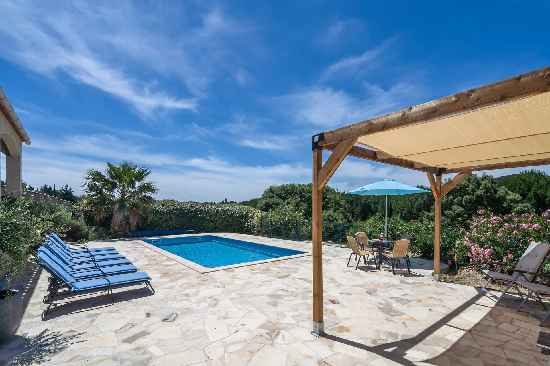 Piscine maison de vacances