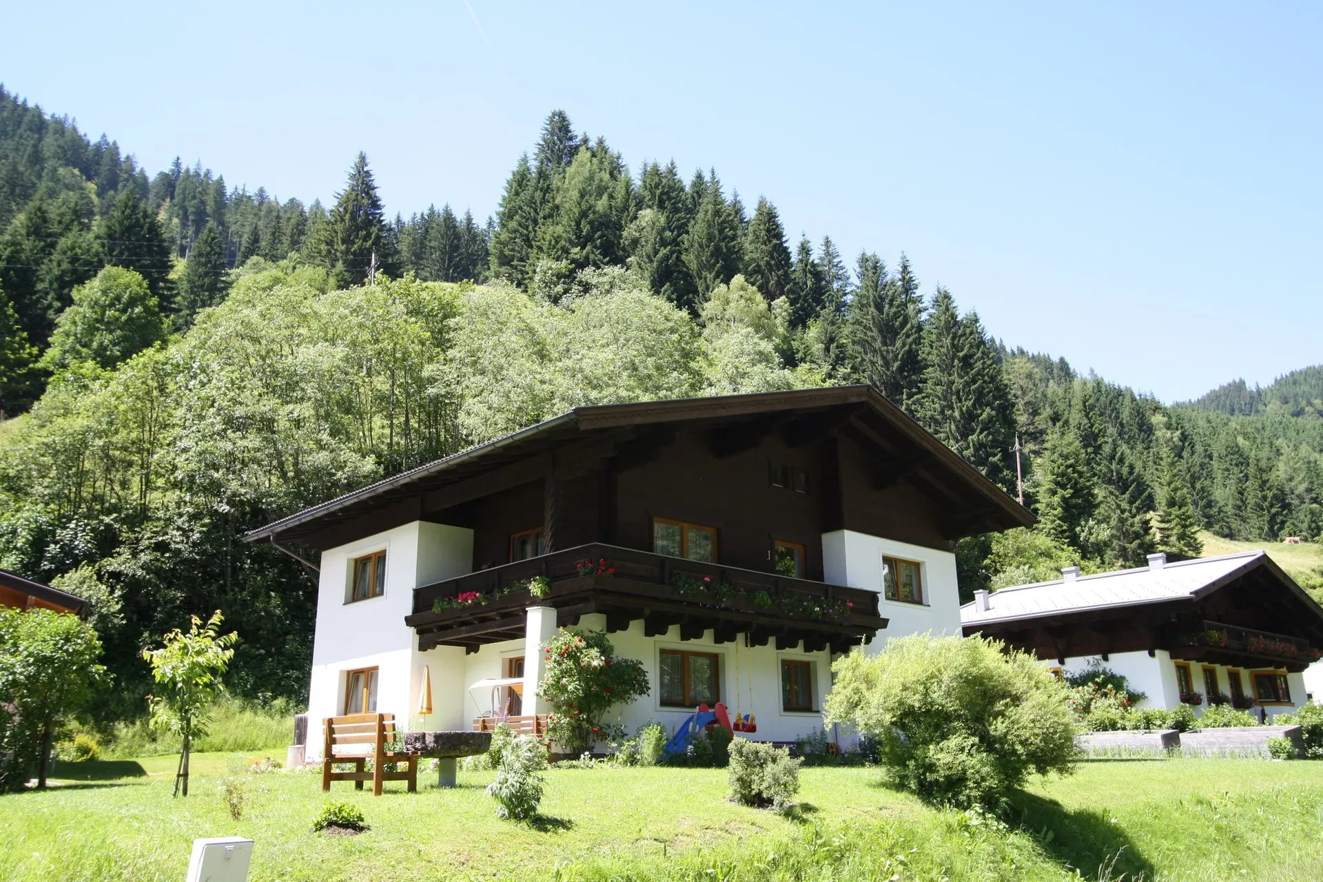 Exterieur vakantiehuis (zomer)
